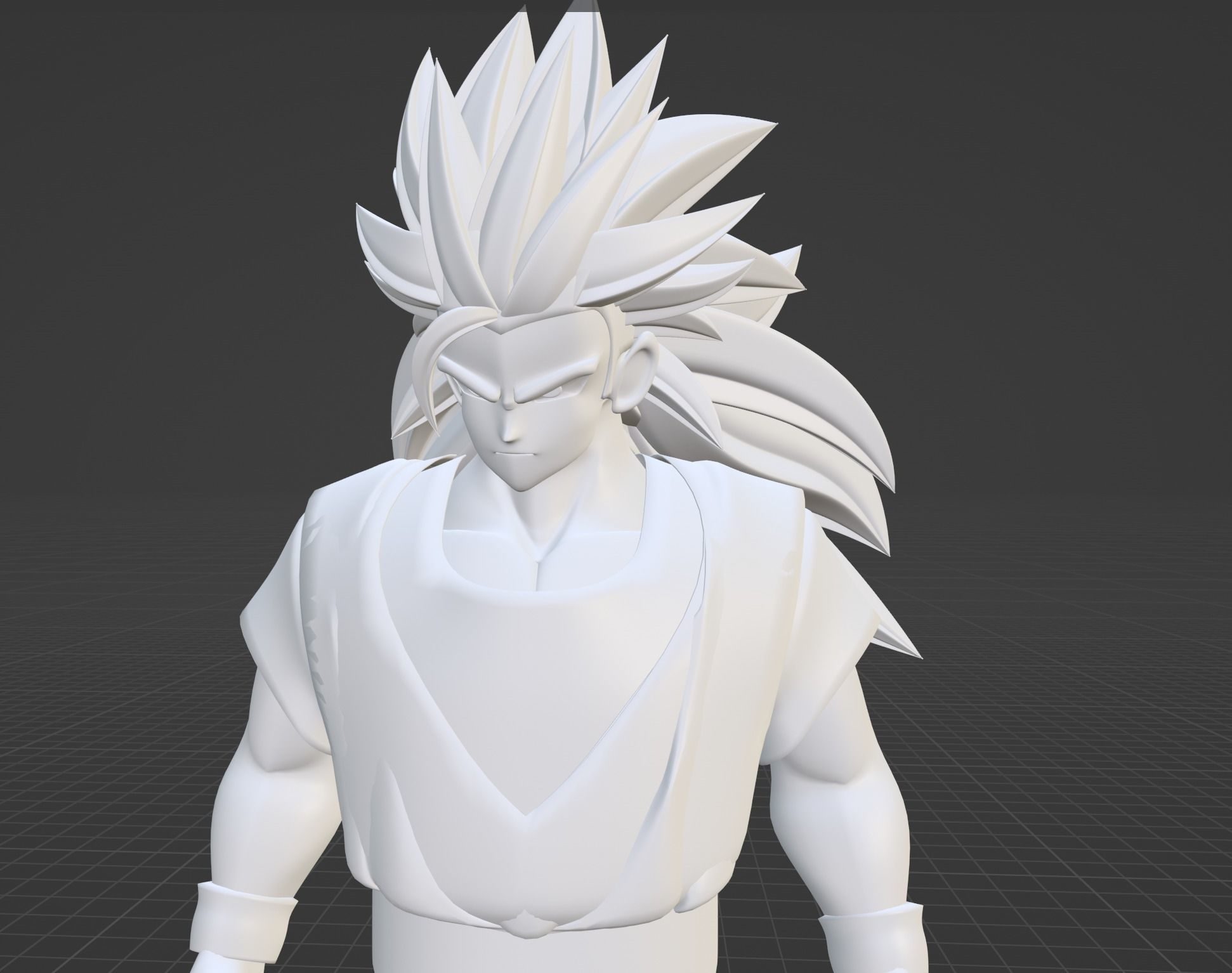 Goku Super Saiyan 3 - Dragonball Z 3D model_18