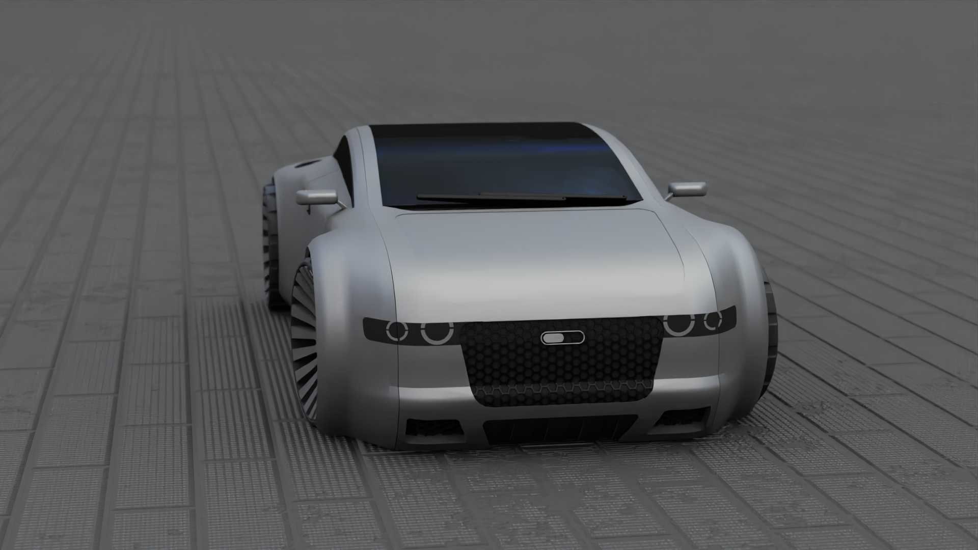 CONCEPT SPEED CAR RIGGED 3D model_7
