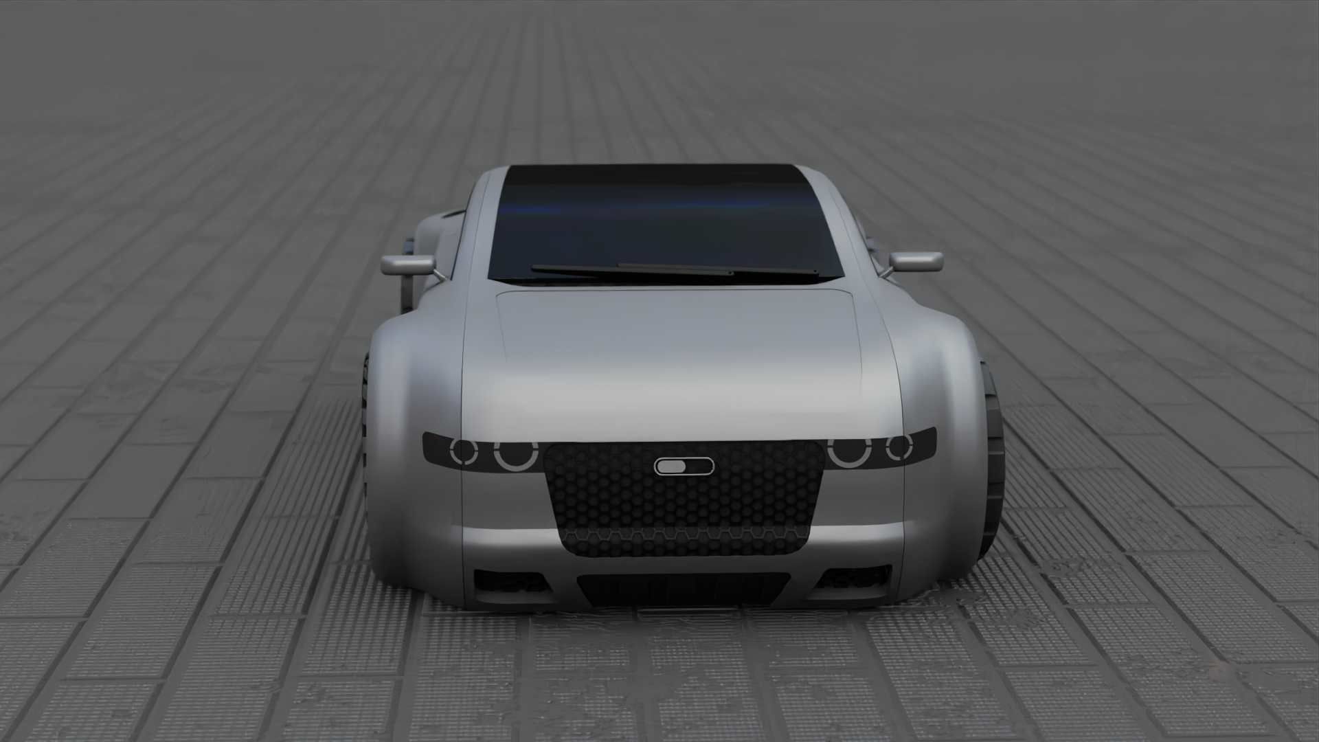 CONCEPT SPEED CAR RIGGED 3D model_8