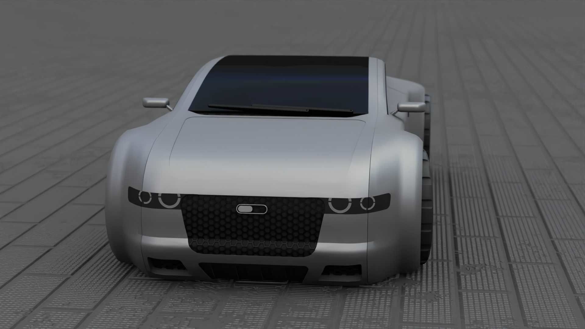 CONCEPT SPEED CAR RIGGED 3D model_9