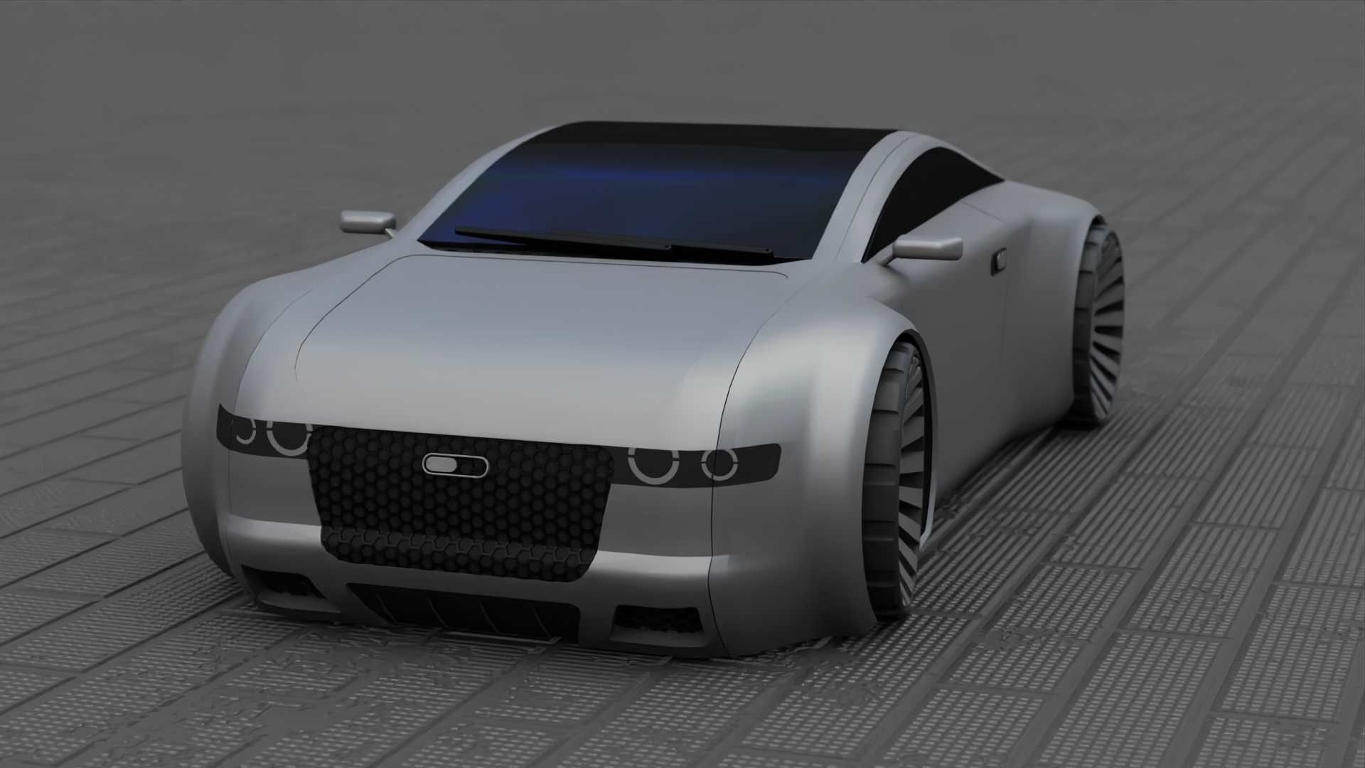 CONCEPT SPEED CAR RIGGED 3D model_10