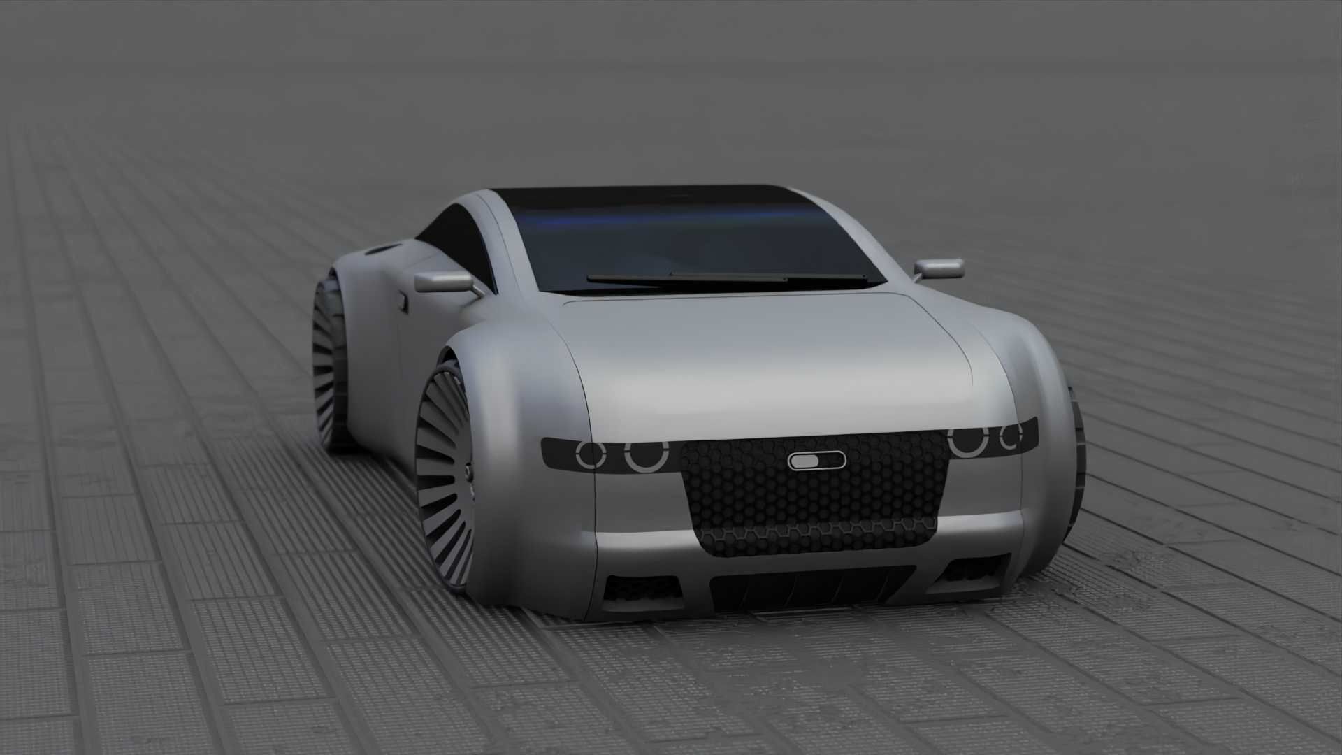 CONCEPT SPEED CAR RIGGED 3D model_6