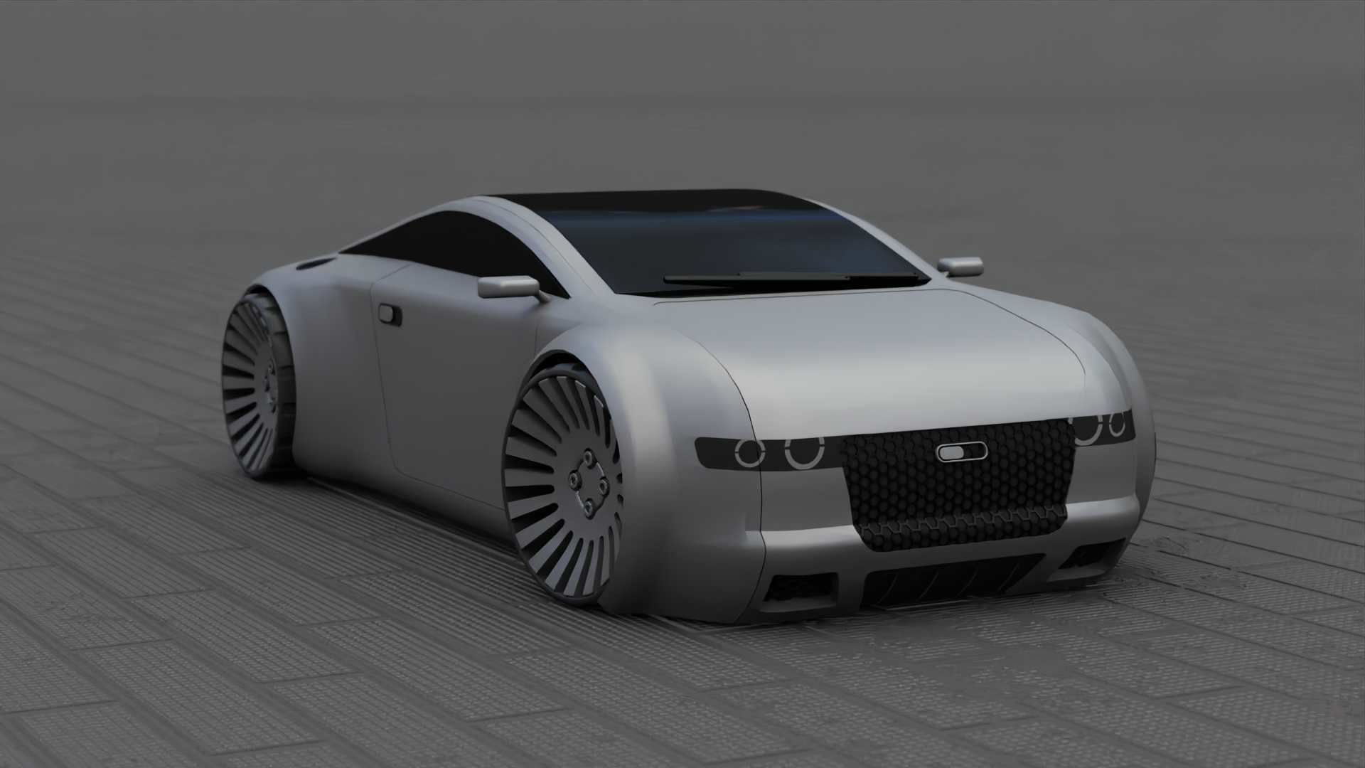 CONCEPT SPEED CAR RIGGED 3D model_4