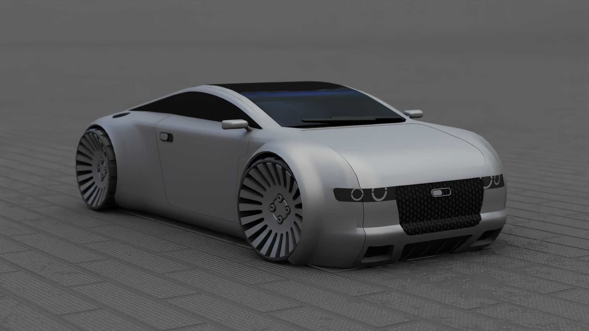 CONCEPT SPEED CAR RIGGED 3D model_3