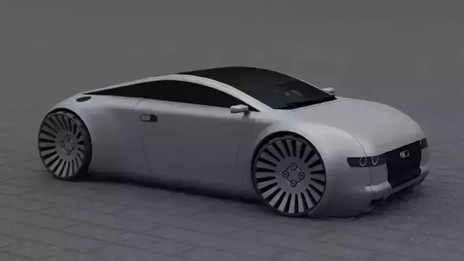 CONCEPT SPEED CAR  RIGGED