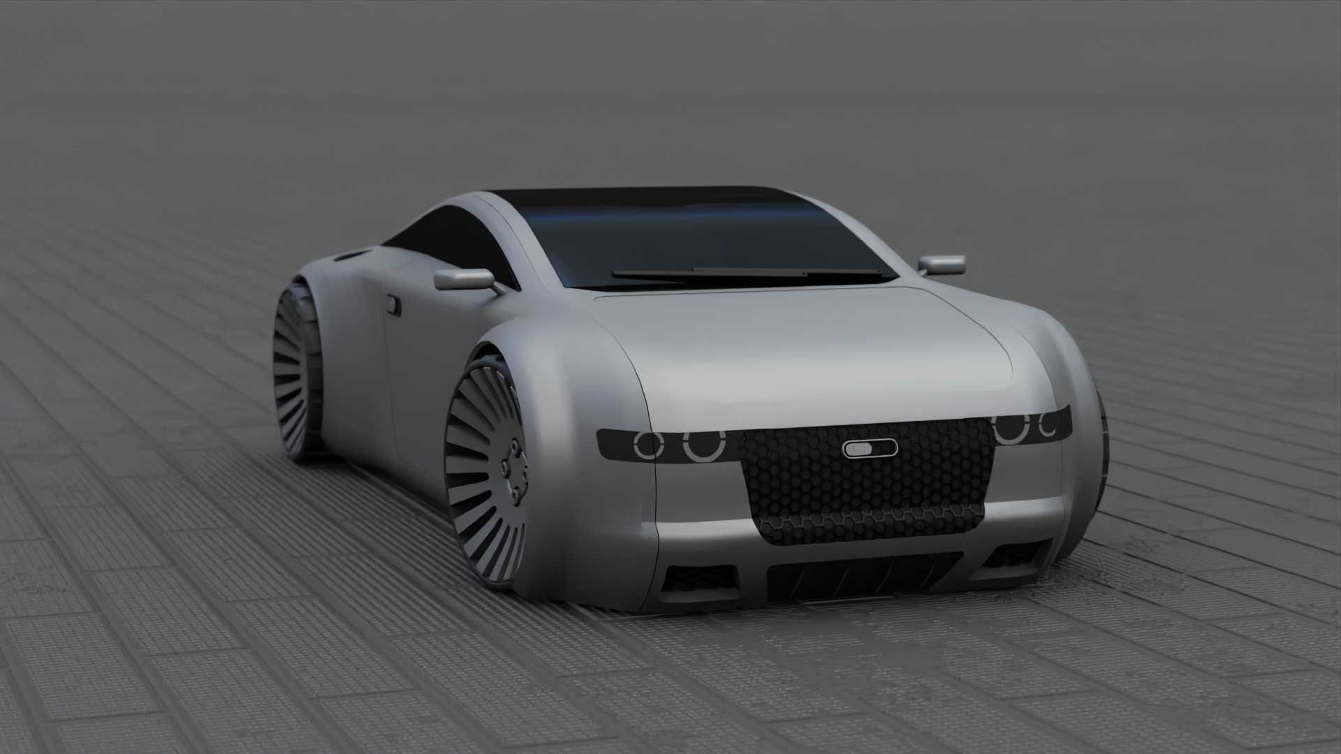 CONCEPT SPEED CAR RIGGED 3D model_5
