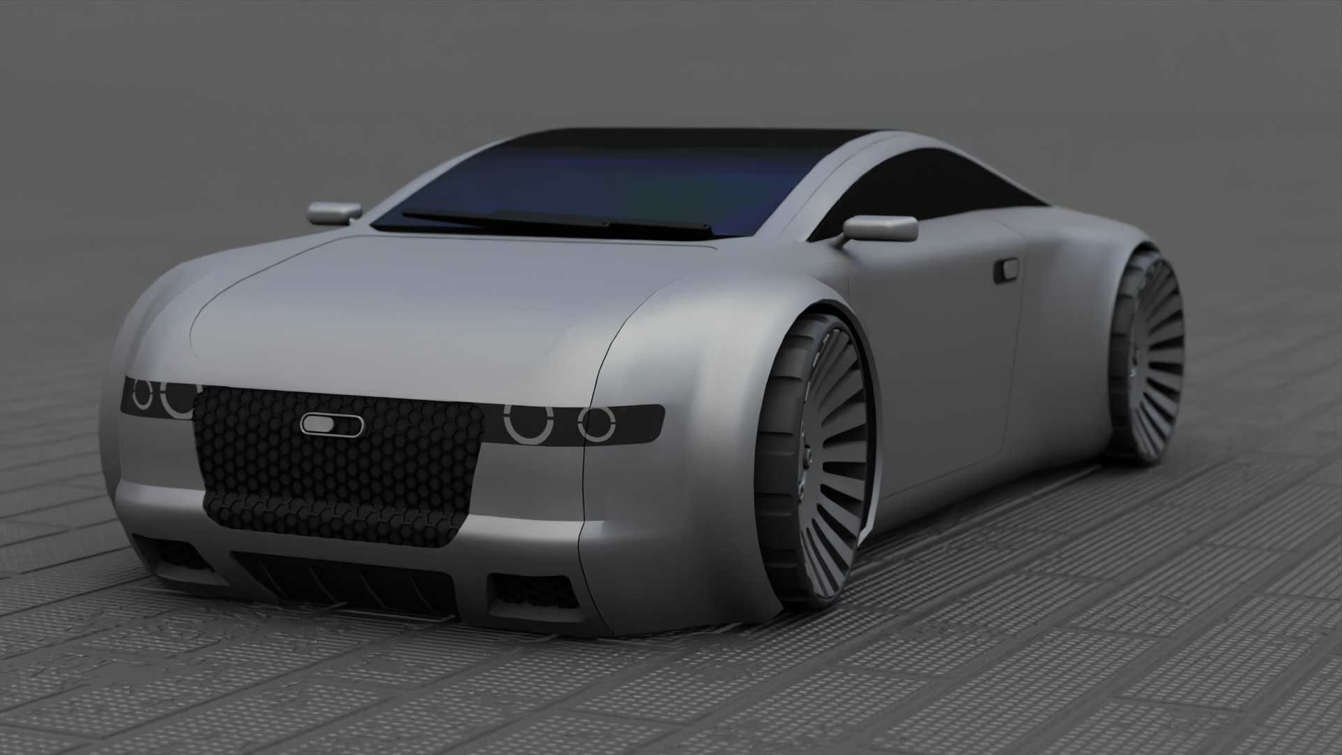 CONCEPT SPEED CAR RIGGED 3D model_11