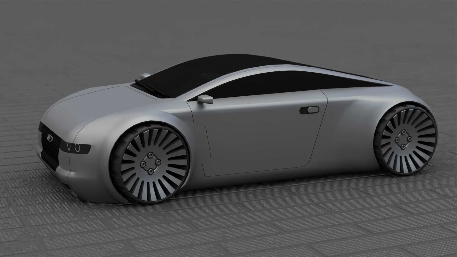 CONCEPT SPEED CAR RIGGED 3D model_16