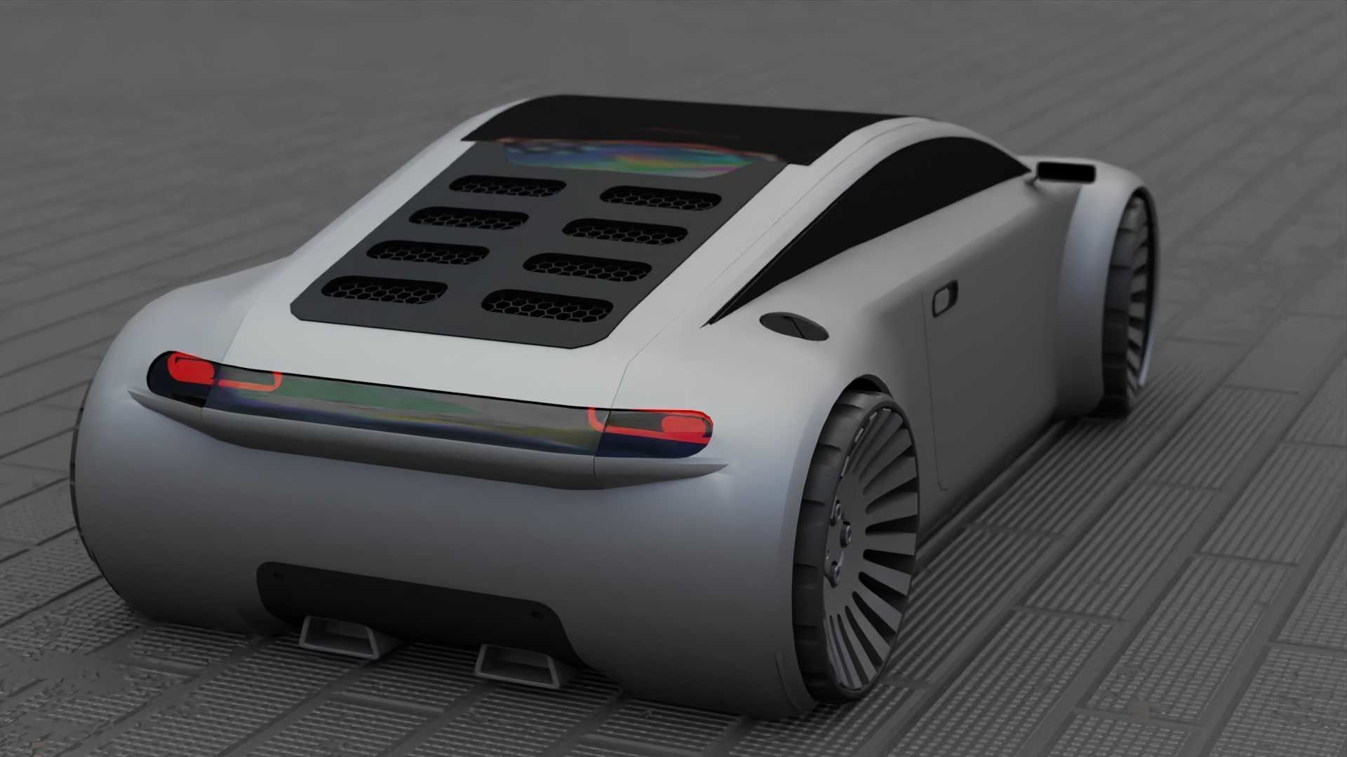 CONCEPT SPEED CAR RIGGED 3D model_30