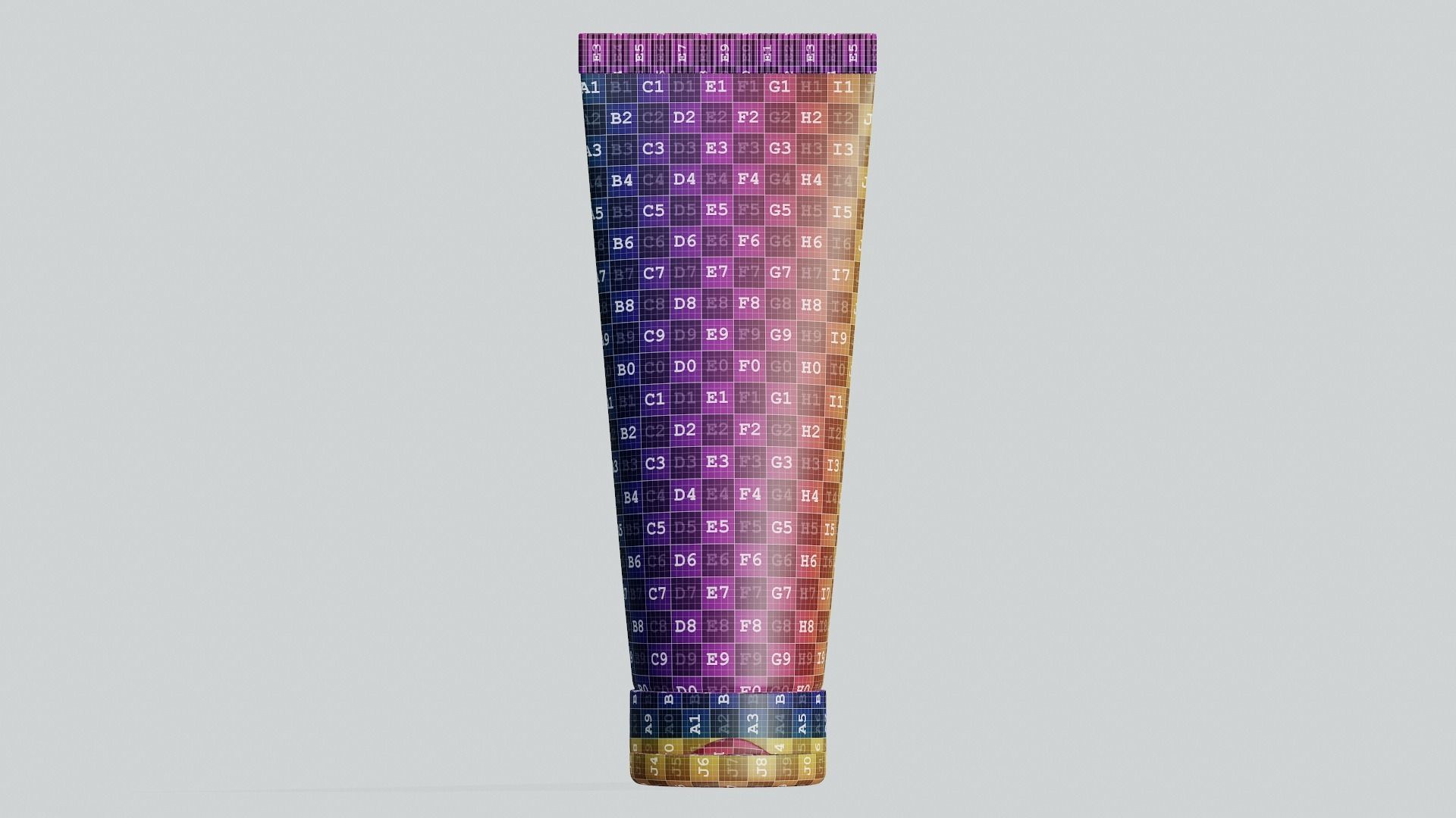 Cream Tube Mock Up 3D model_11