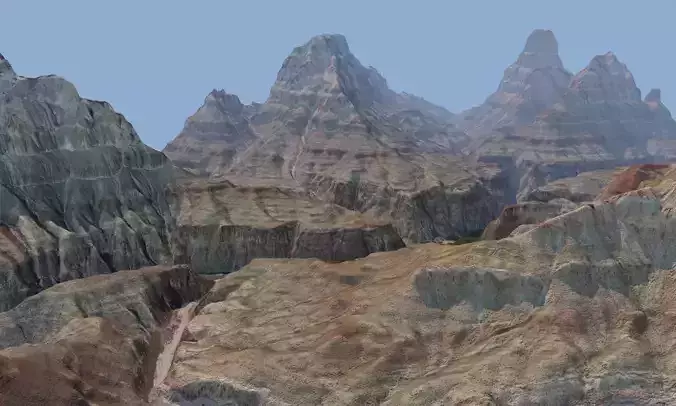 Grand Canyon 3D model