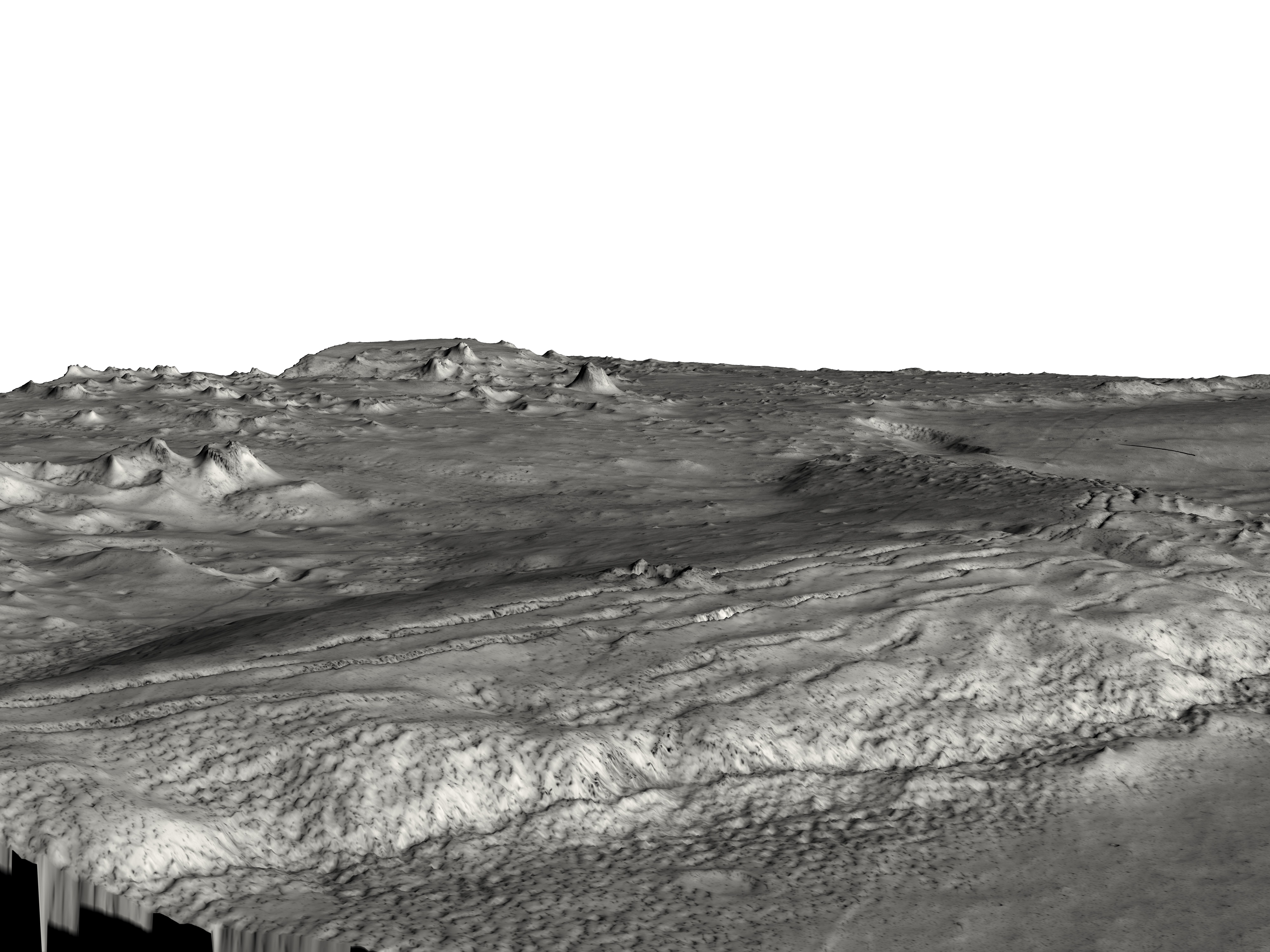 MARS VR - Flow Boundary in Elysium Planitia 3D model_2