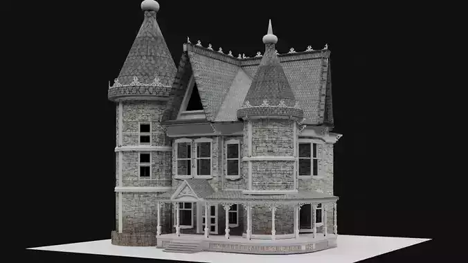 Bridgefort Haunted Houses 3D model