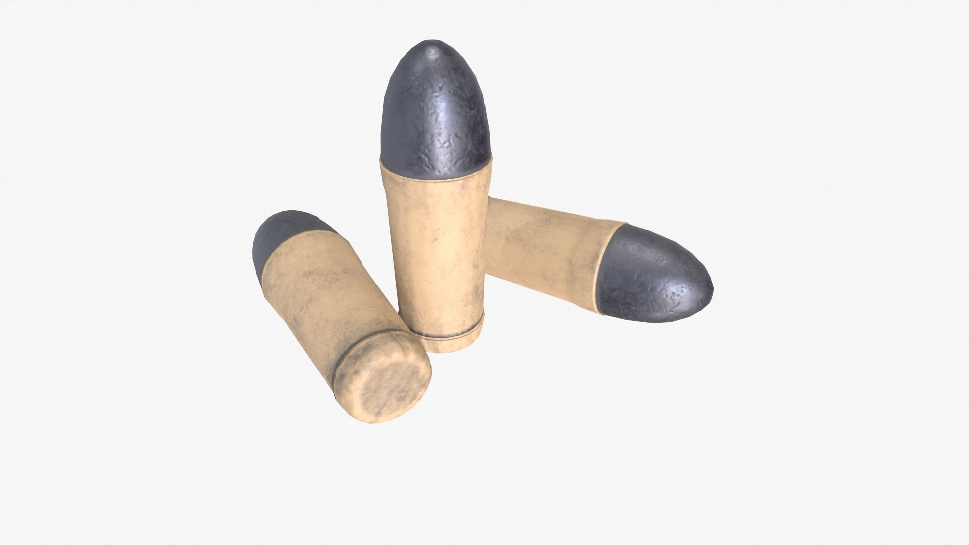 LeMat revolver Low-poly 3D model_16