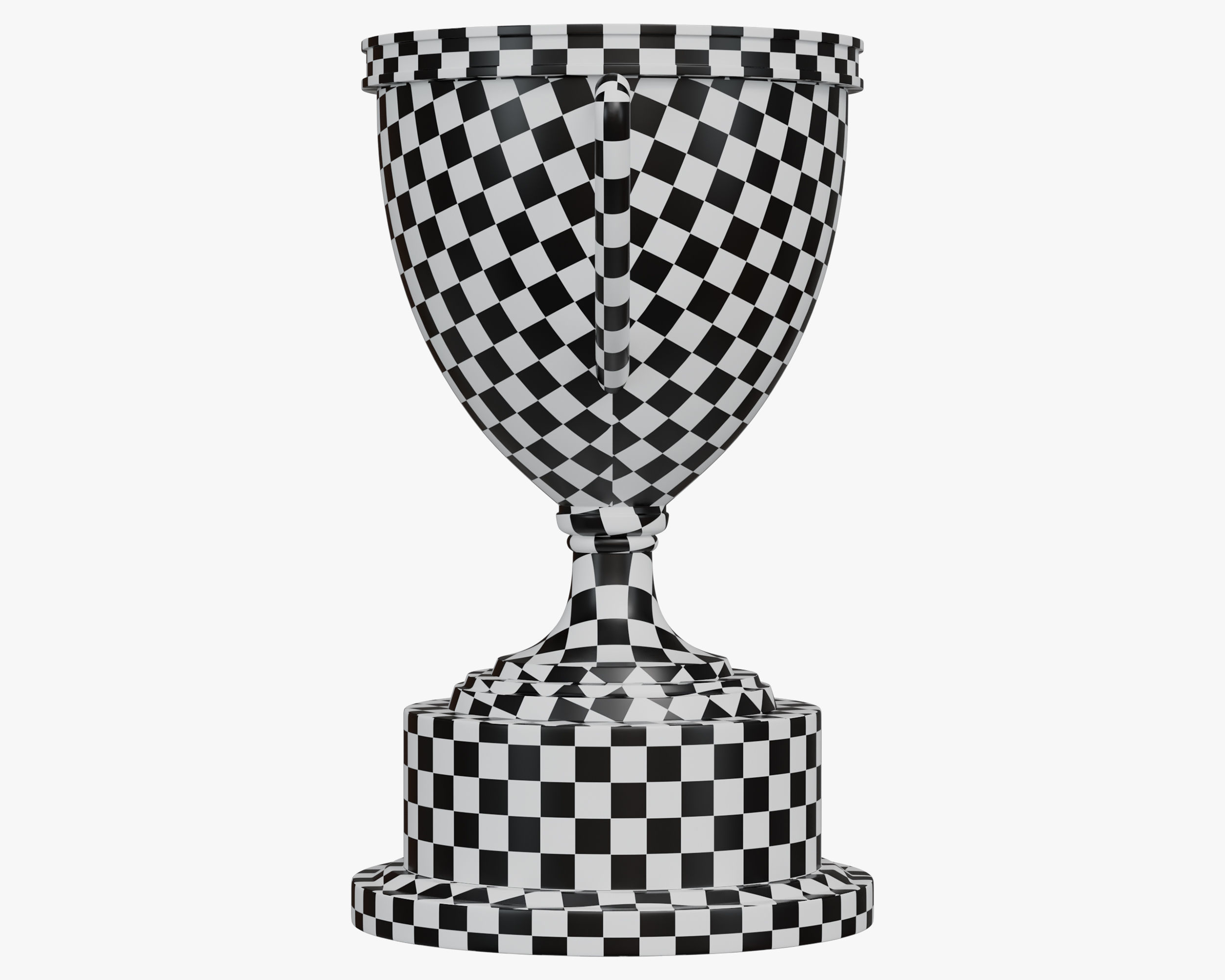 Trophy cup 3D model_4