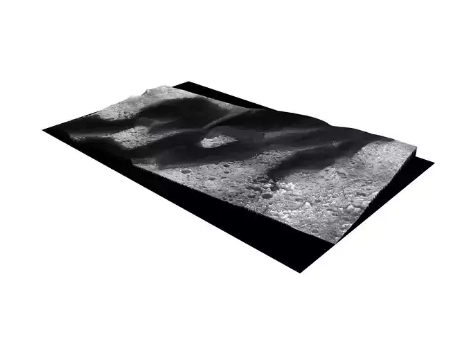 MARS VR - Dunes in Syrtis Major Region Crater 3D model