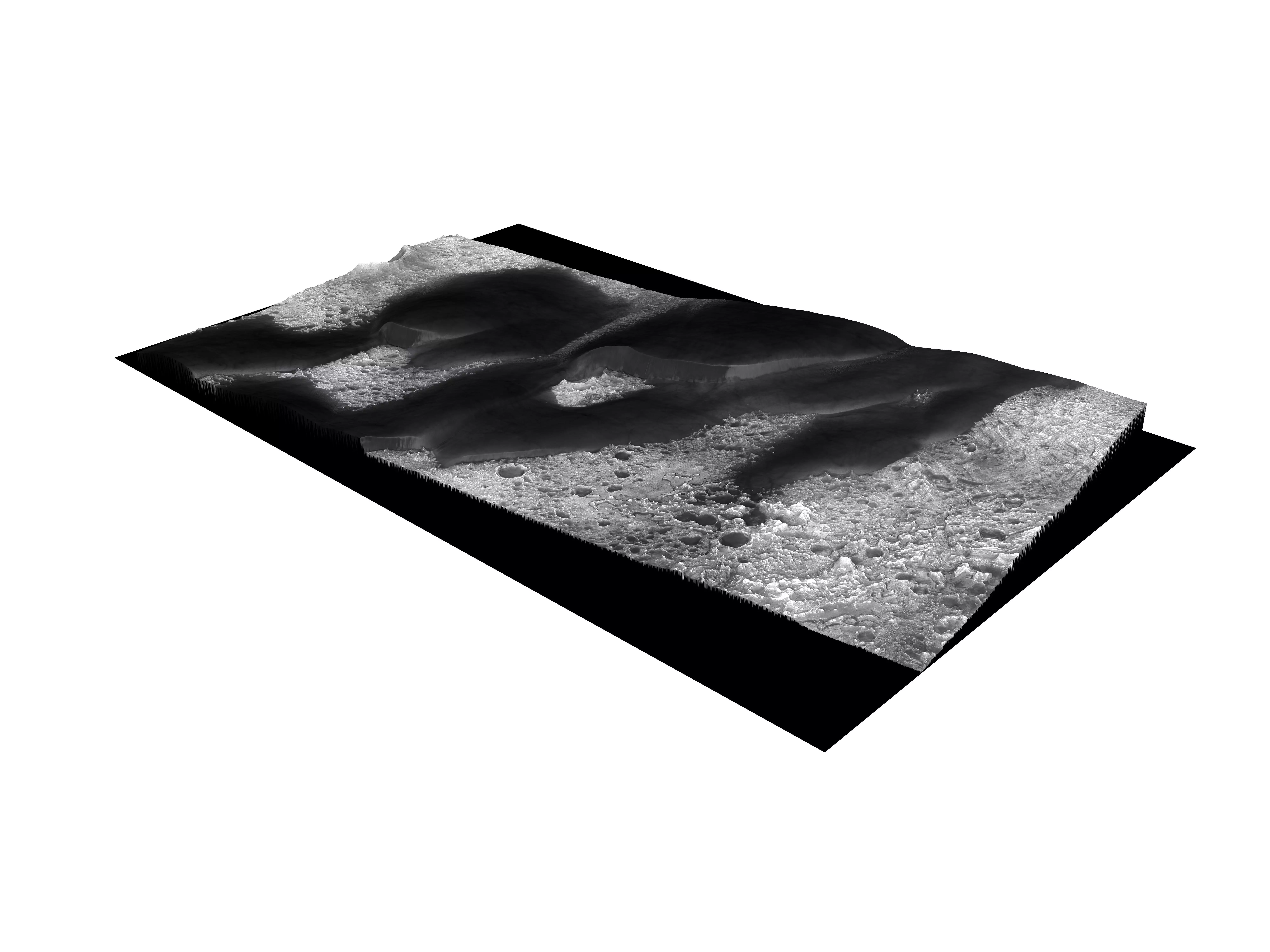 MARS VR - Dunes in Syrtis Major Region Crater 3D model_0