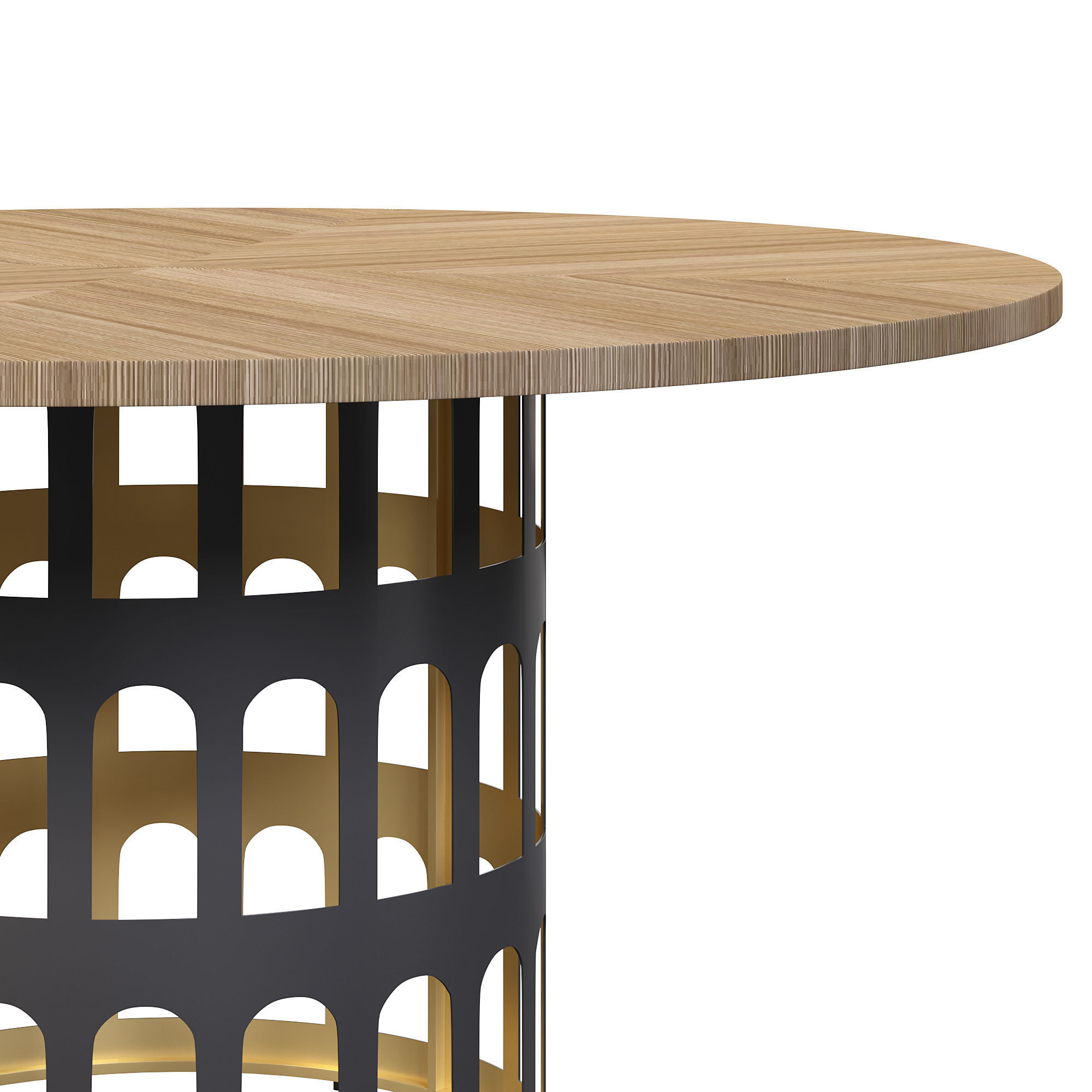 COLOSSEUM DINING TABLE by bakerfurniture  3D model_2