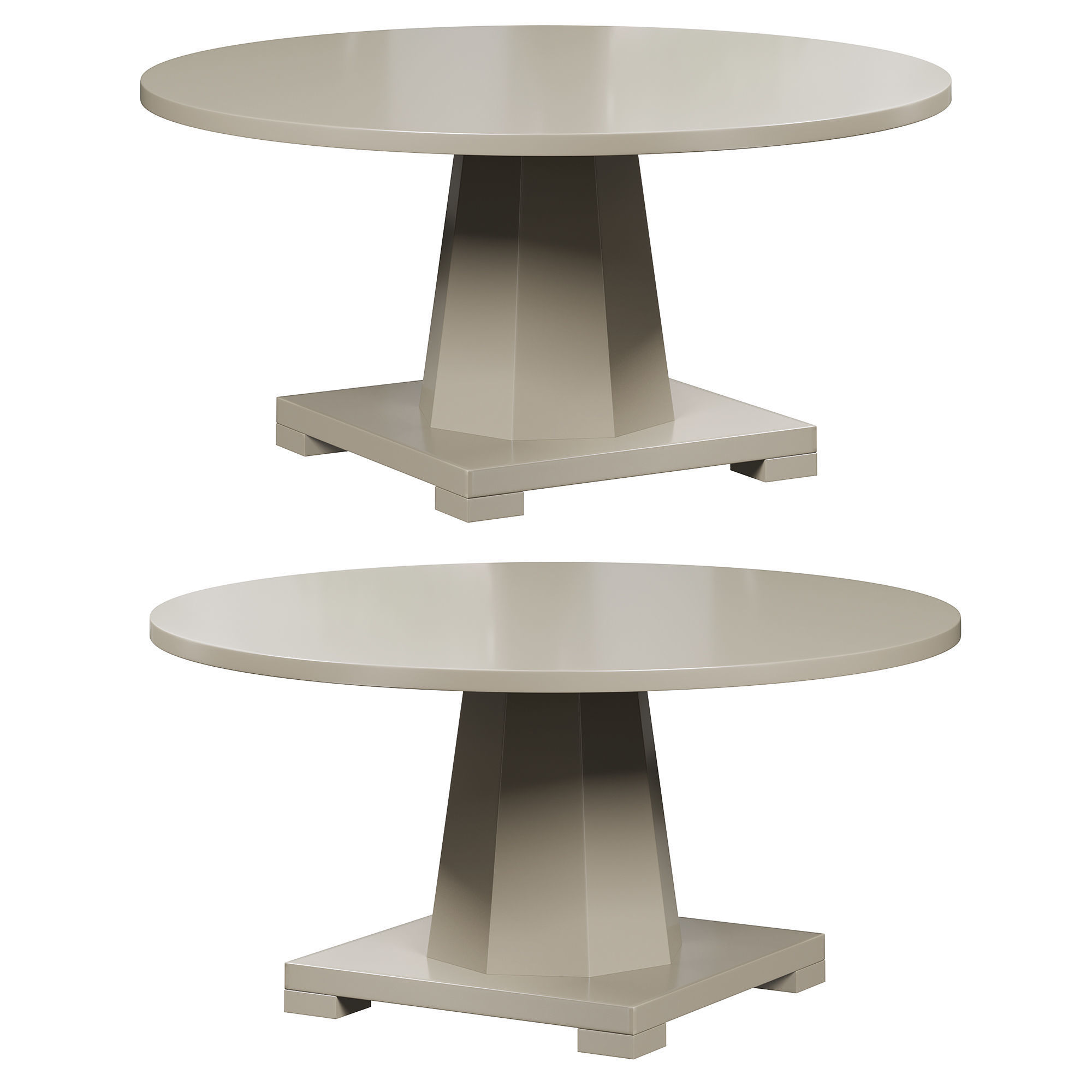 BOWEN DINING TABLE by bakerfurniture 3D model_1
