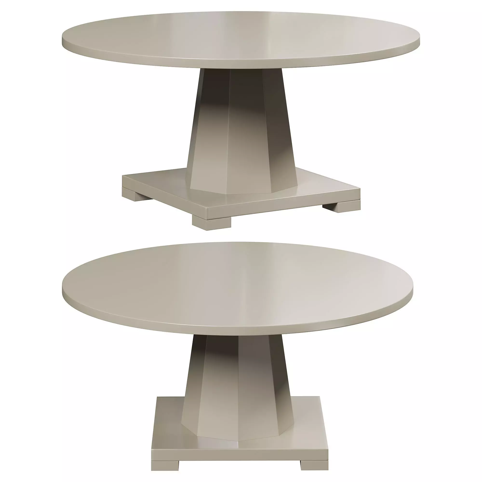 BOWEN DINING TABLE by bakerfurniture 3D model_0