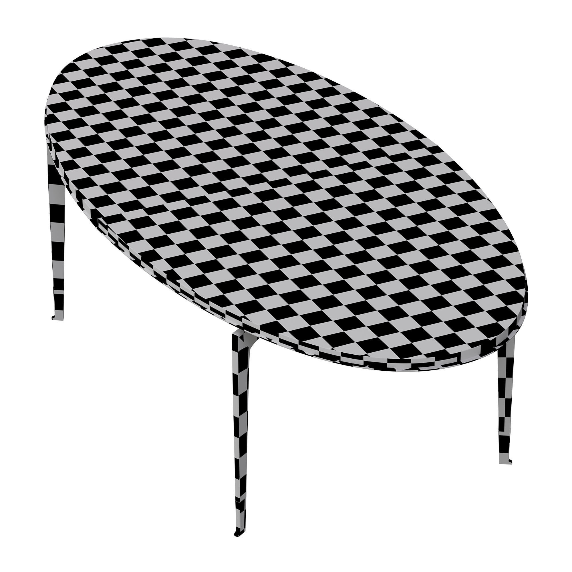 VENDOME DINING TABLE by bakerfurniture 3D model_4