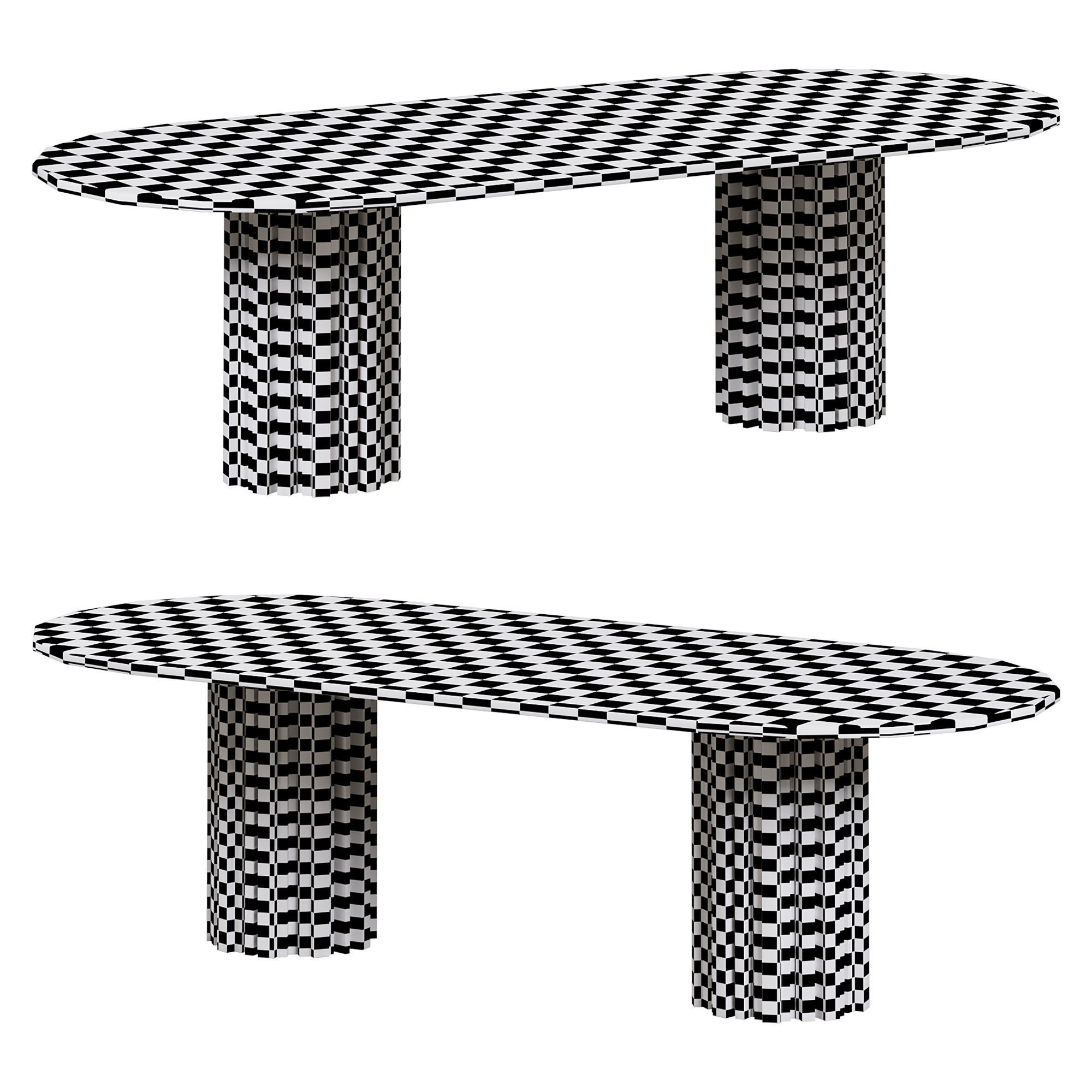 Huxley dining table by bakerfurniture 3D model_3