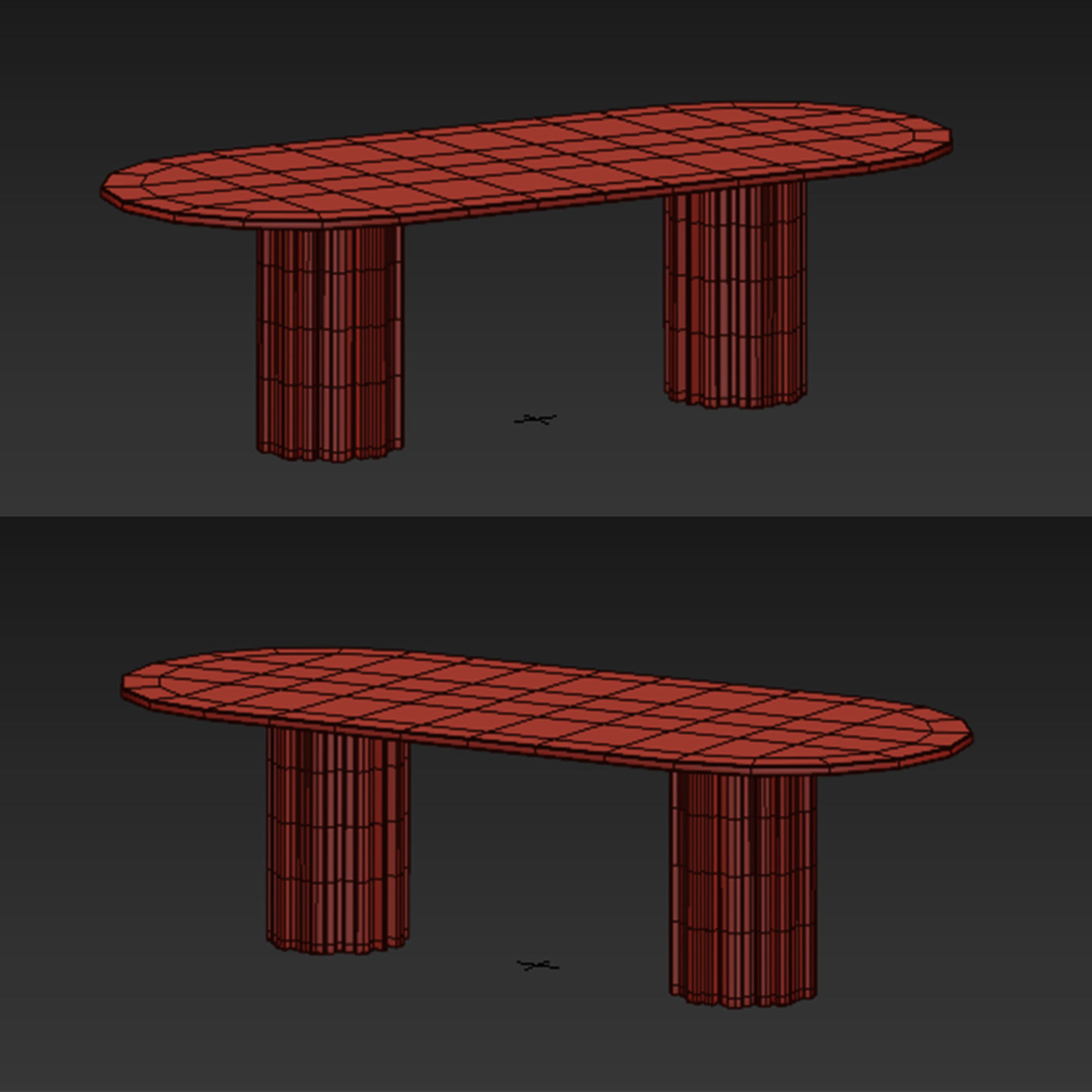 Huxley dining table by bakerfurniture 3D model_6
