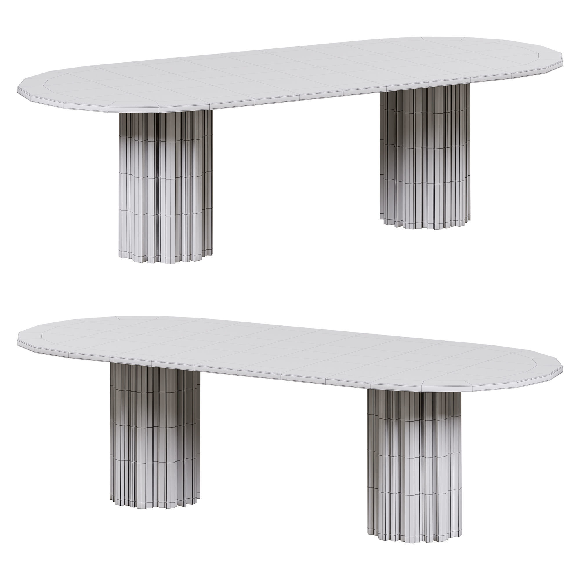 Huxley dining table by bakerfurniture 3D model_5