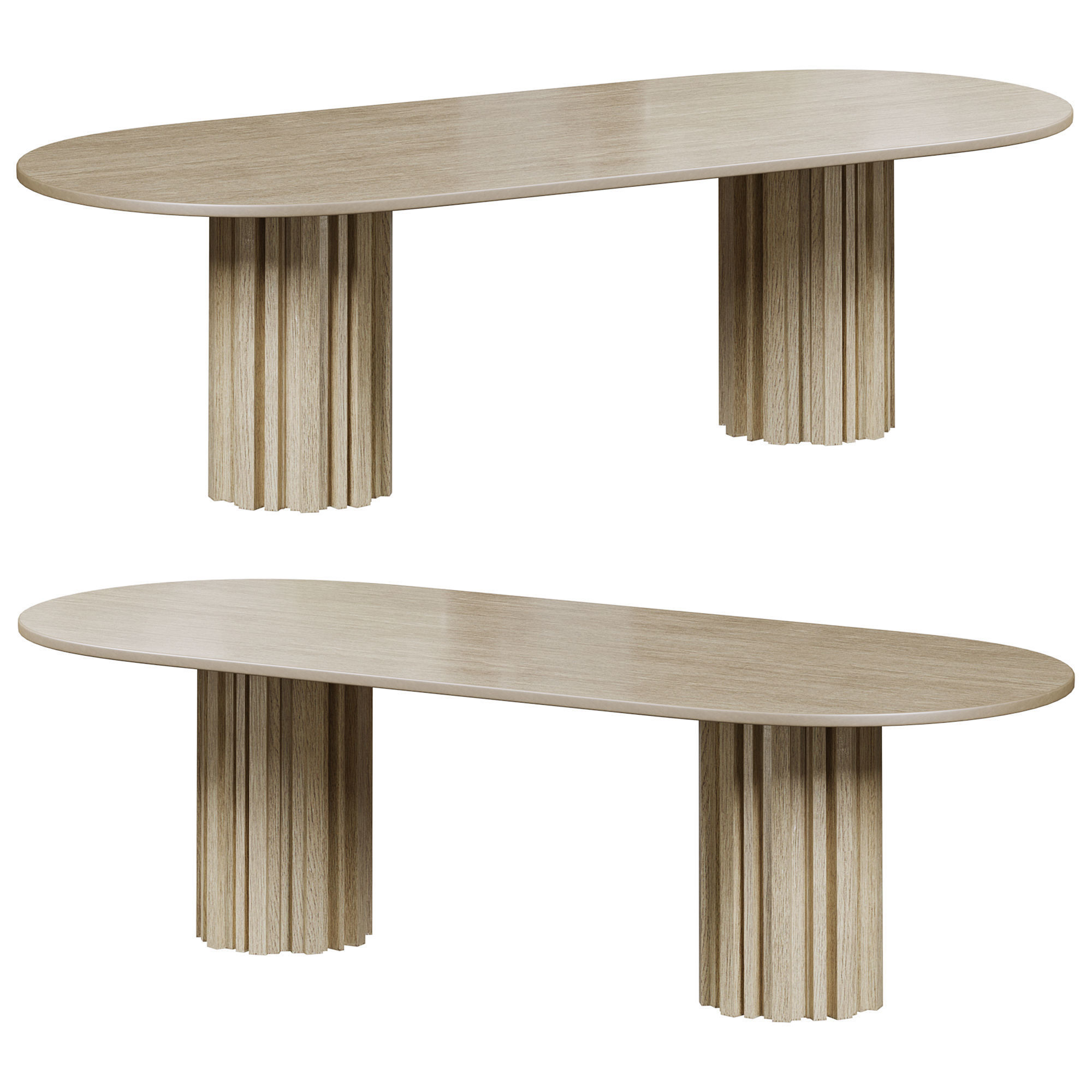 Huxley dining table by bakerfurniture 3D model_1