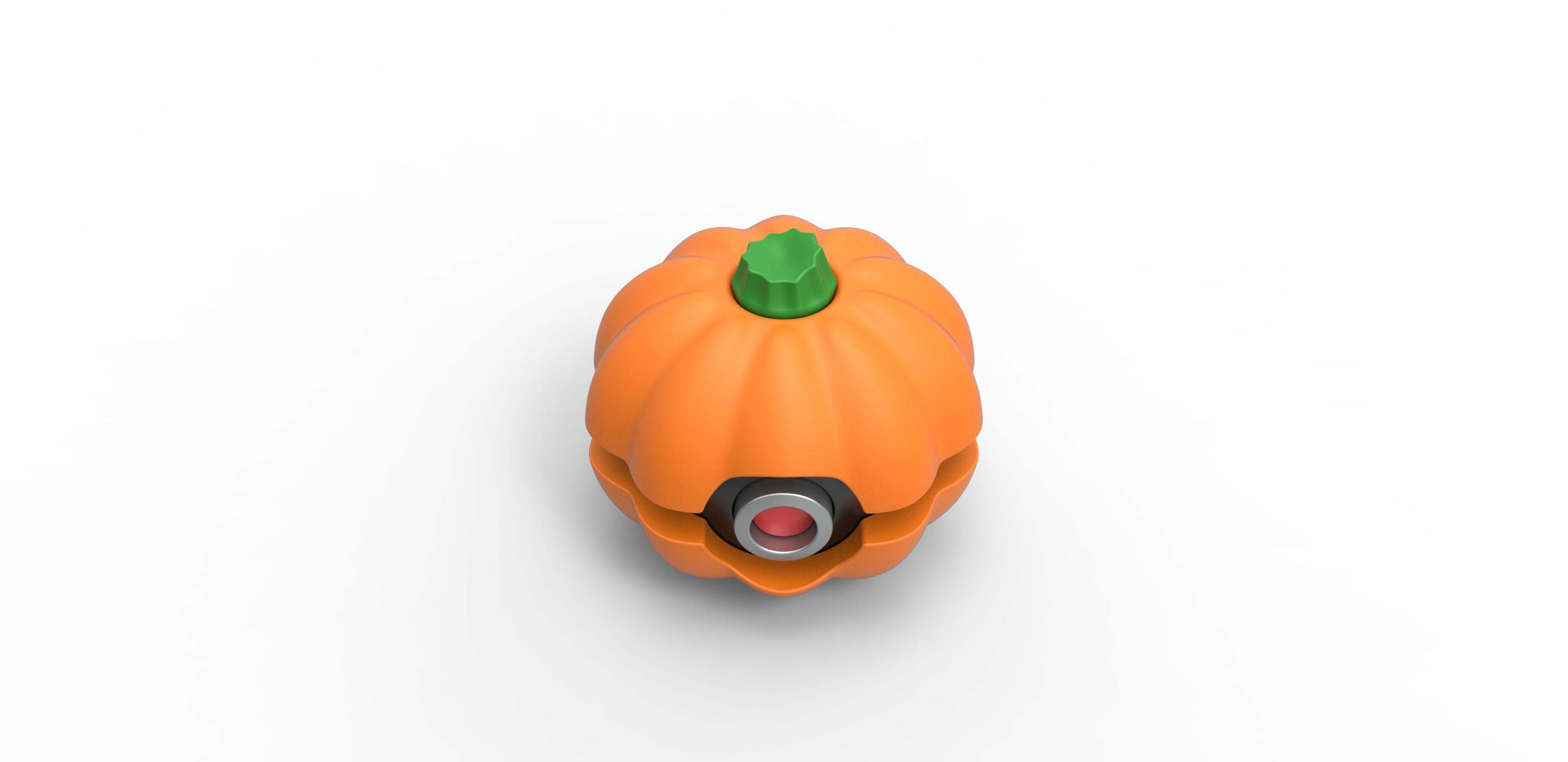 Pumpkin orb 3D print model_3