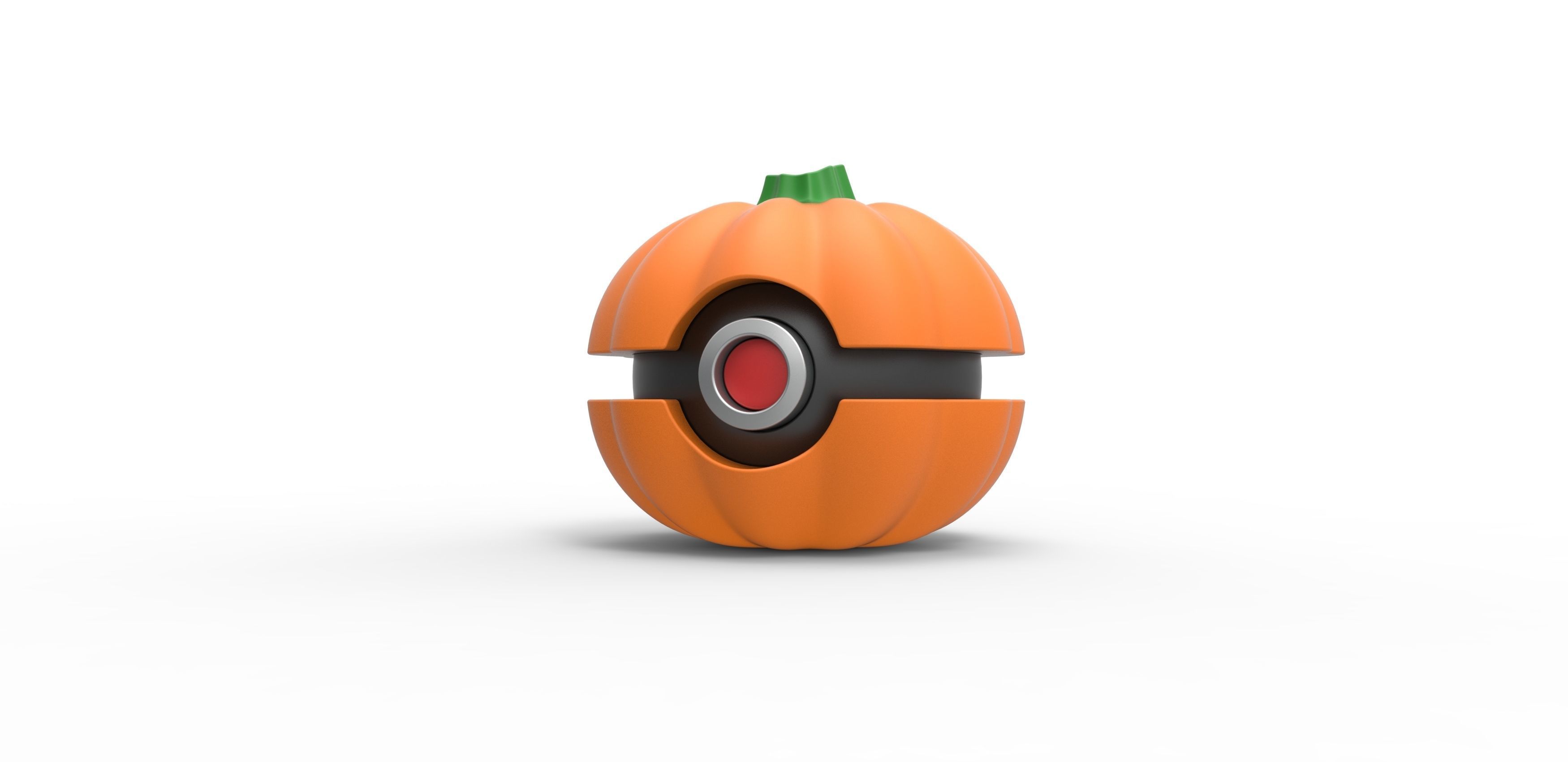 Pumpkin orb 3D print model_1
