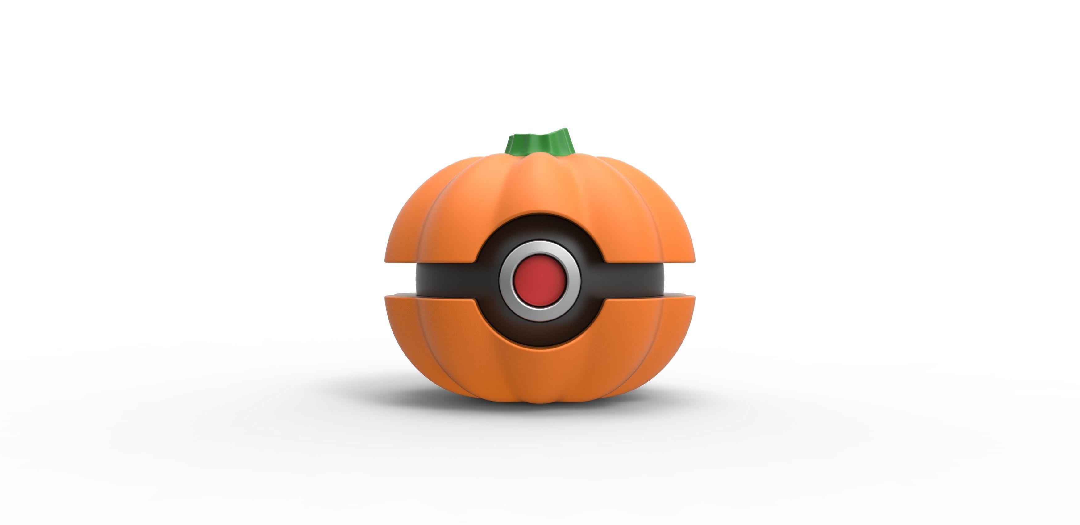 Pumpkin orb 3D print model_2