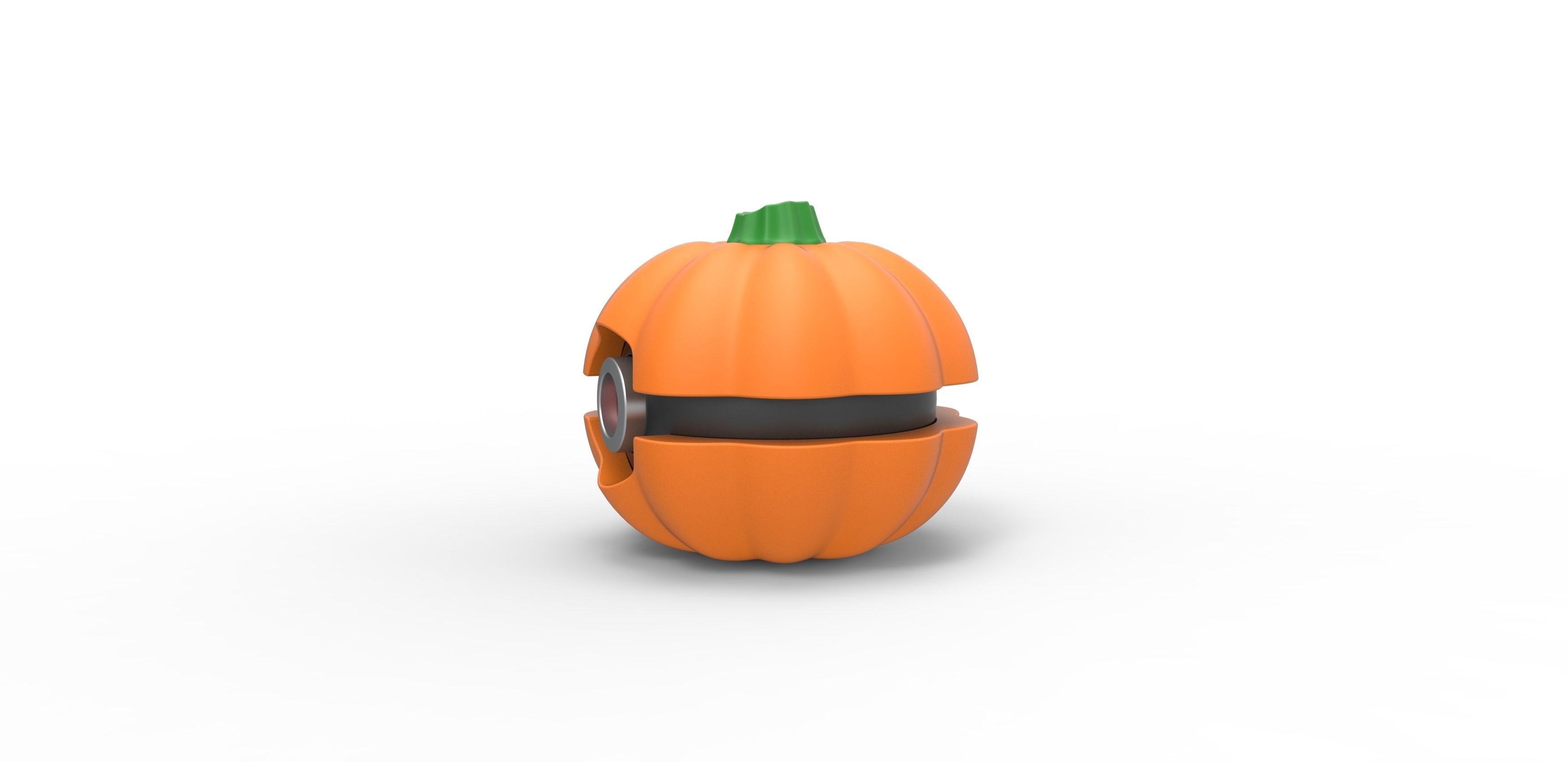 Pumpkin orb 3D print model_5