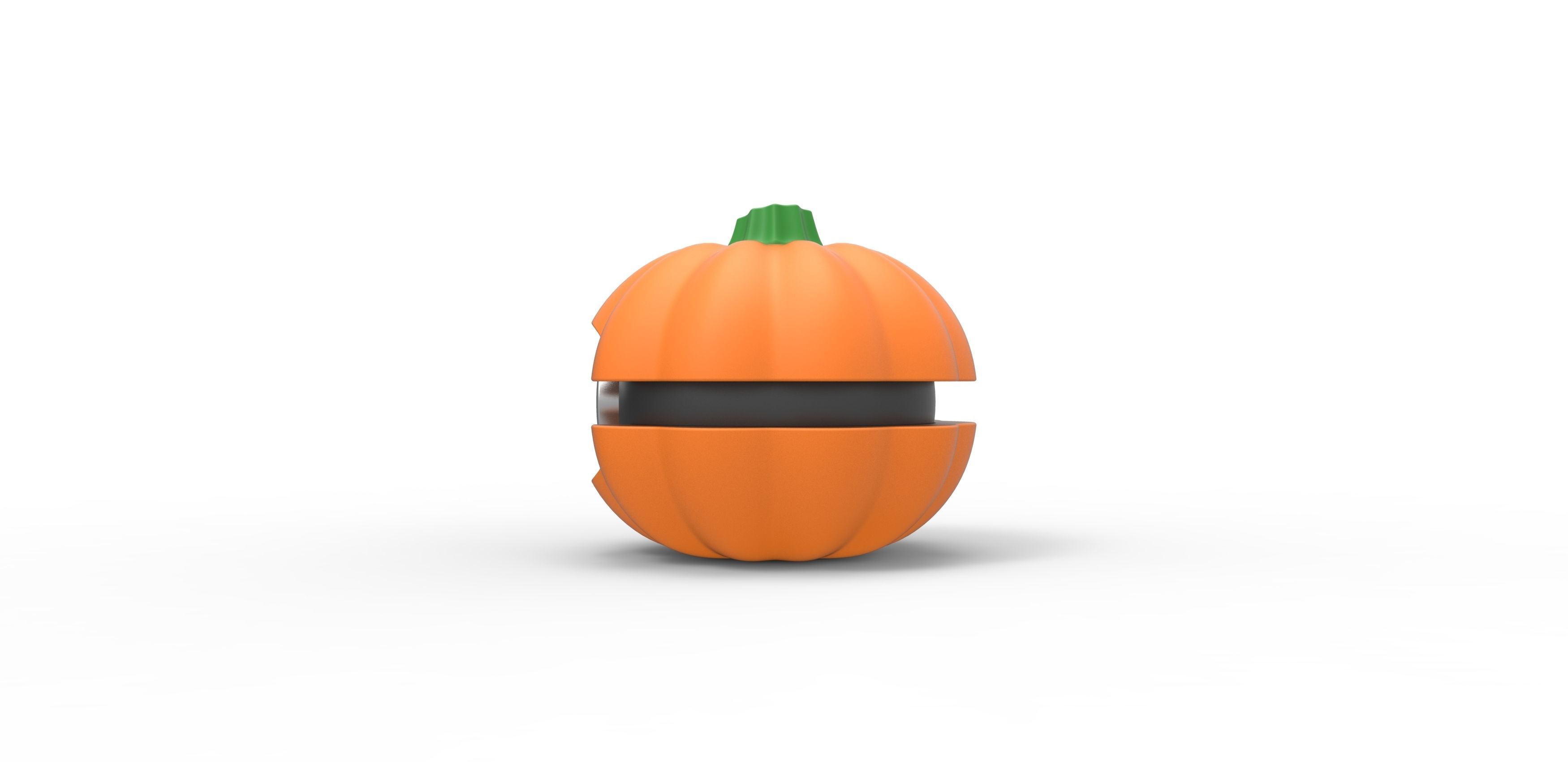 Pumpkin orb 3D print model_6