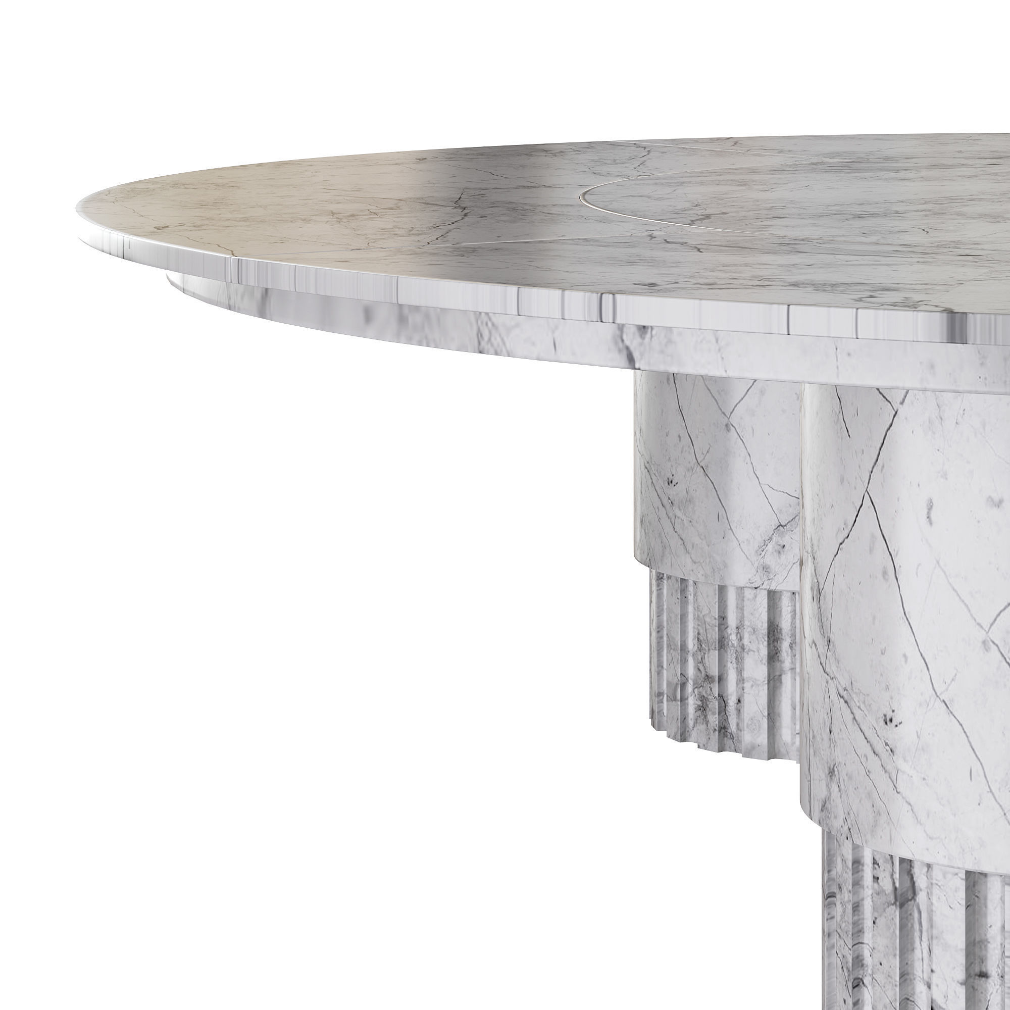 AGORA ROUND DINING TABLE by Bakerfurniture 3D model_2