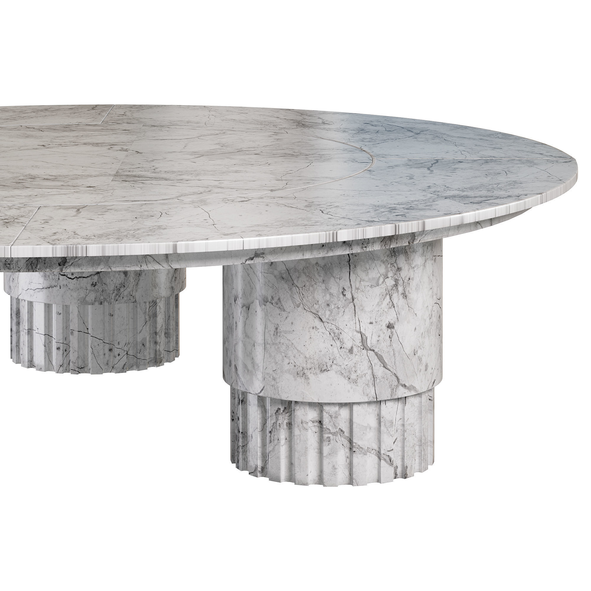 AGORA ROUND DINING TABLE by Bakerfurniture 3D model_1