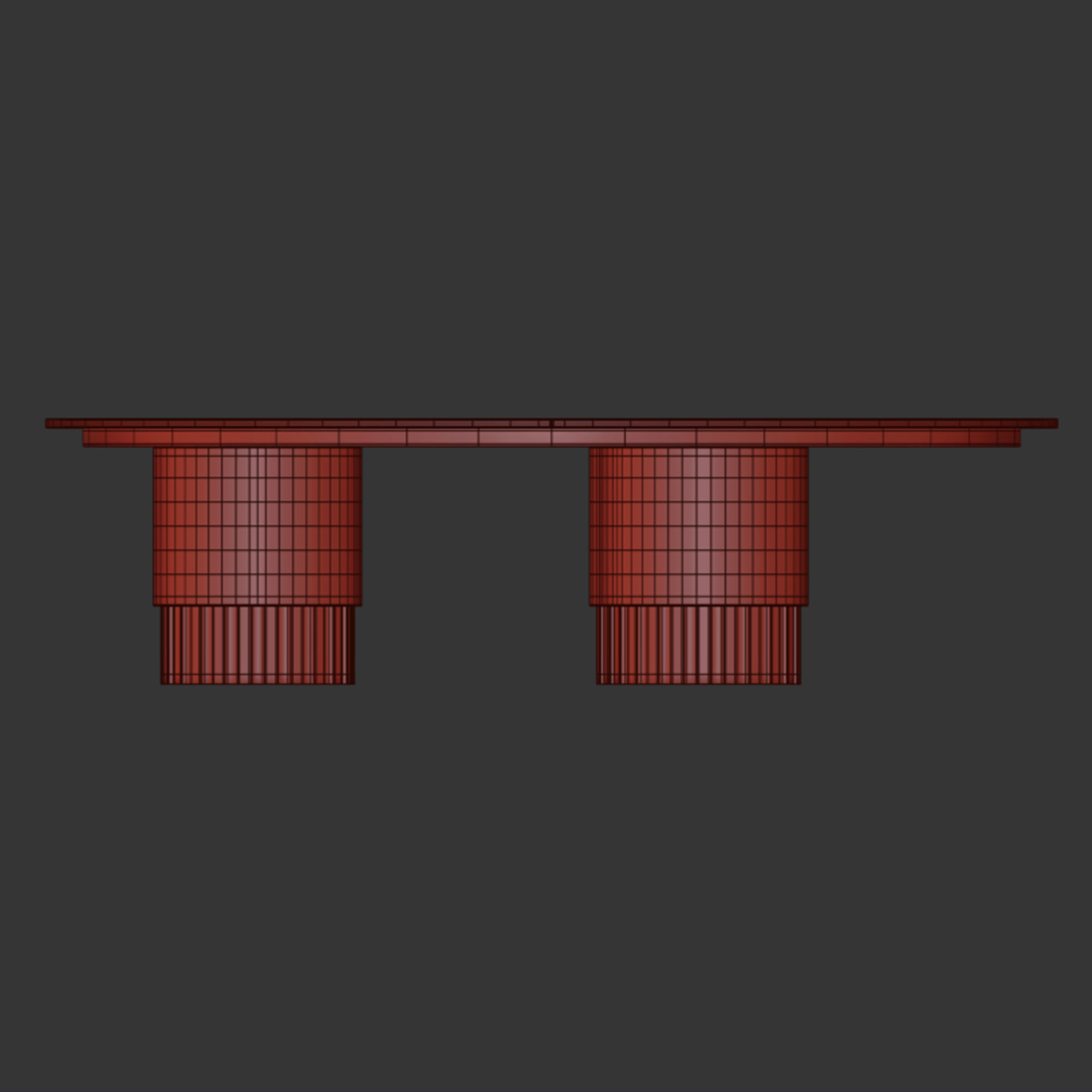 AGORA ROUND DINING TABLE by Bakerfurniture 3D model_7