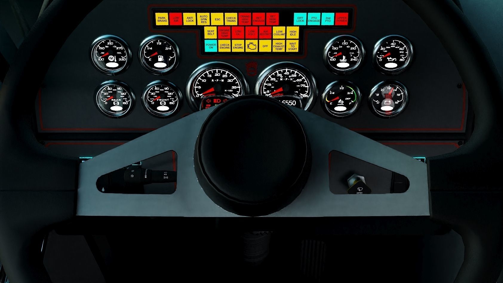 Fire Truck Custom Pumper Doyle Hose Low-poly 3D model_18