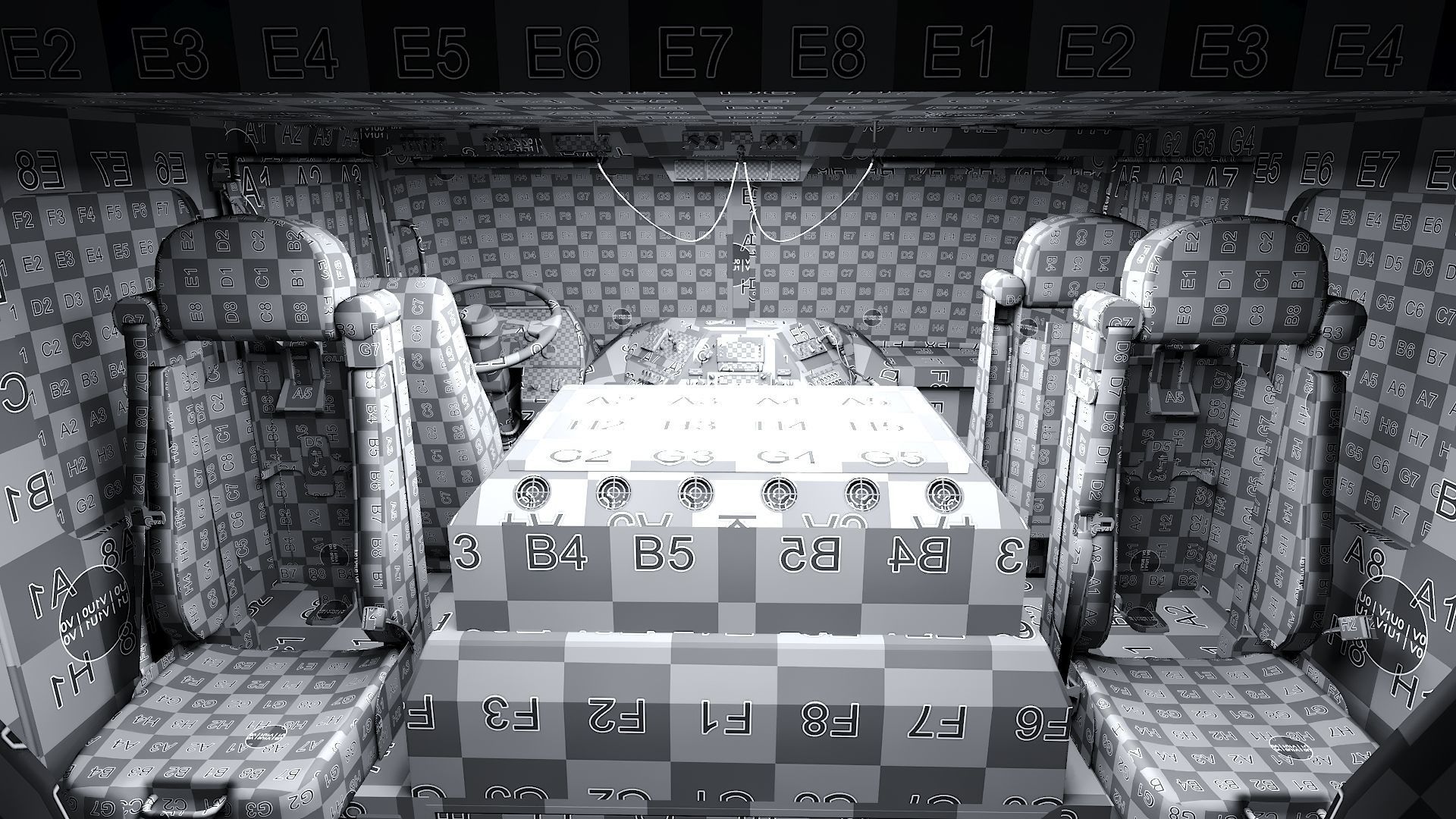 Fire Truck Custom Pumper Doyle Hose Low-poly 3D model_39