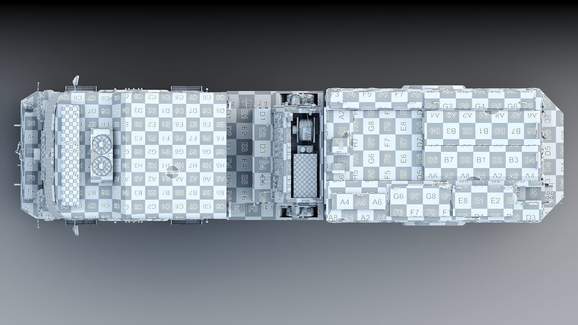 Fire Truck Custom Pumper Doyle Hose Low-poly 3D model_36