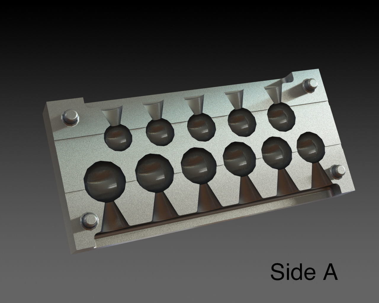 CNC mold Cheburashka excellent system for jig heads predators 3D print model_4