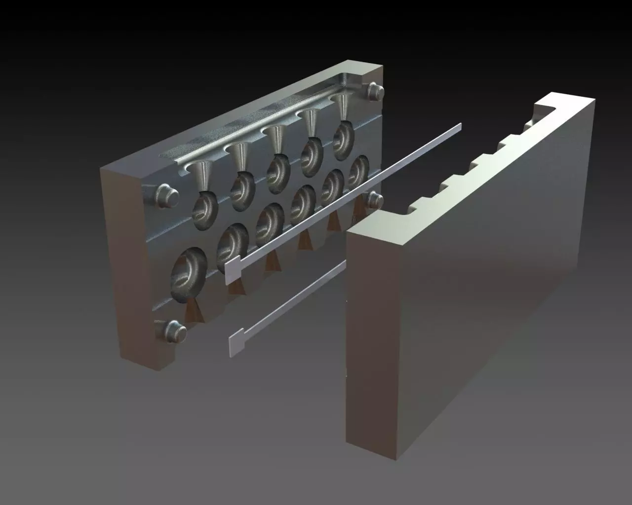 CNC mold Cheburashka excellent system for jig heads predators 3D print model_0