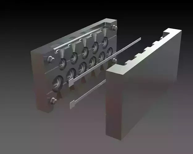 CNC mold Cheburashka excellent system for jig heads predators
