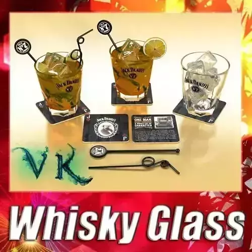 Jack Daniels Whiskey Glass