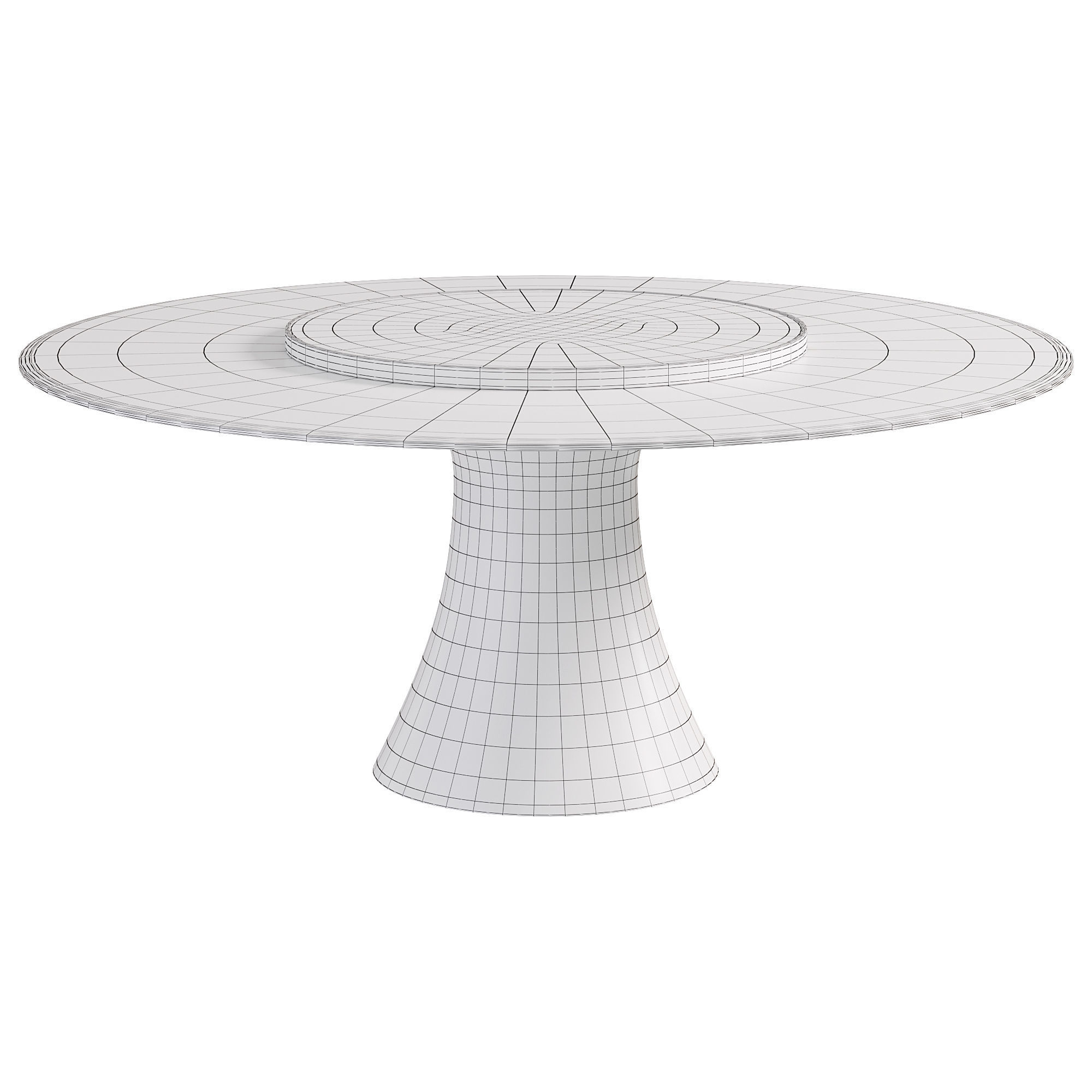 KATOUCHA 72 DINING TABLE by Bakerfurniture 3D model_3