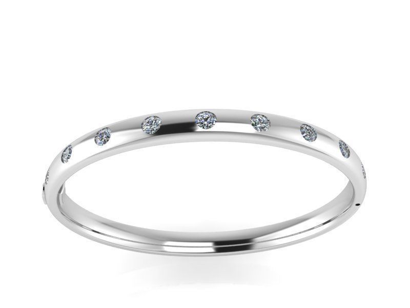 Bracelet with Diamond stones 2210 3D print model 3D print model_2