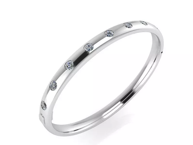 Bracelet with Diamond stones 2210 3D print model 3D print model_0