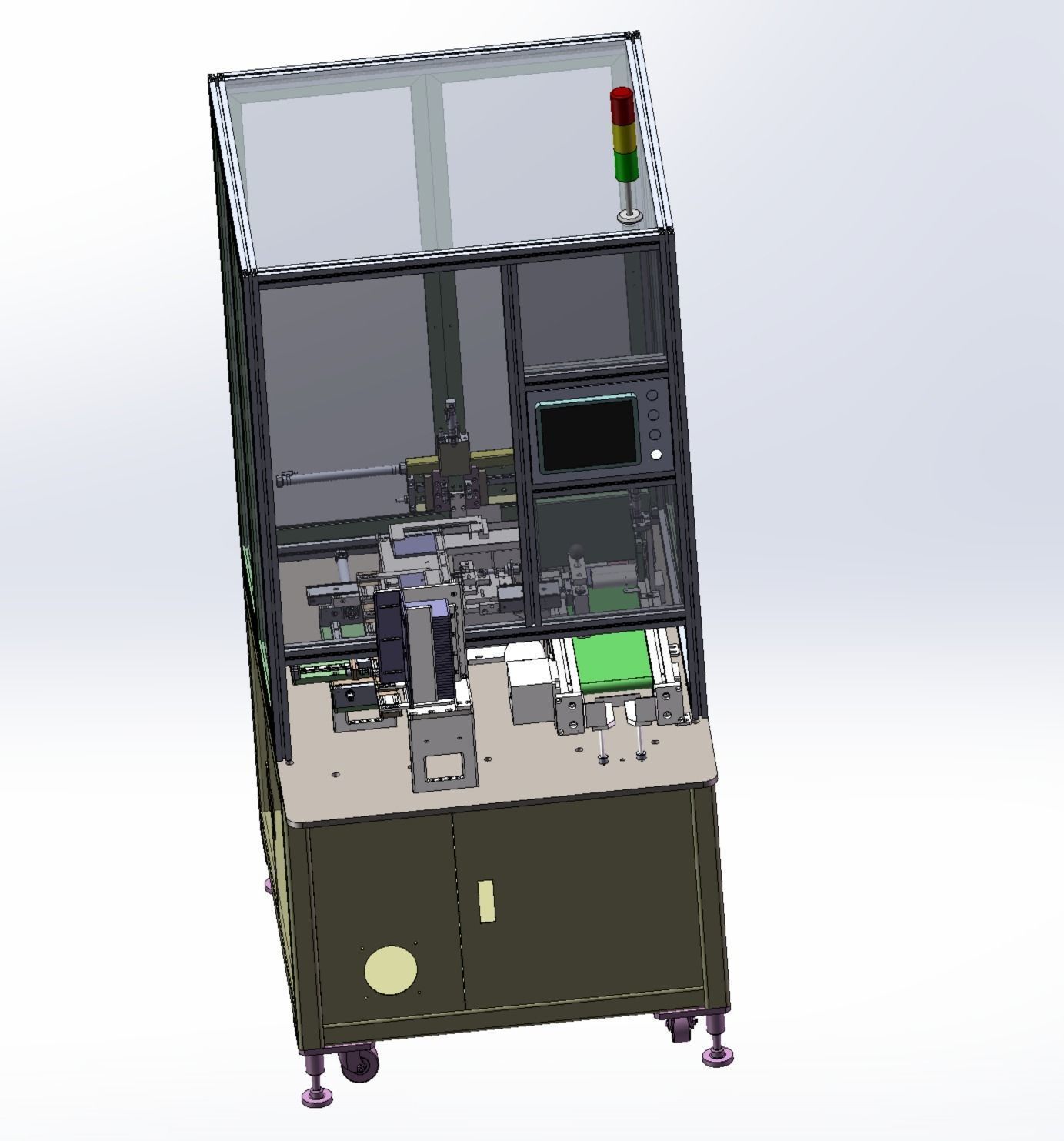 Lithium battery packing machine 3D model_10