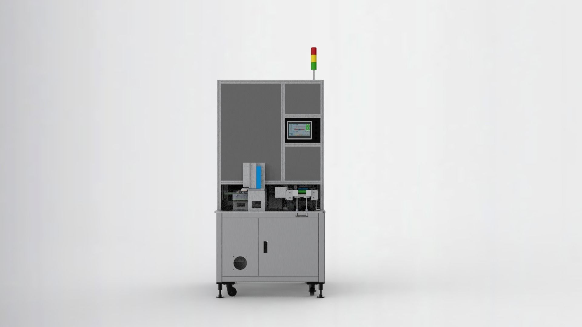 Lithium battery packing machine 3D model_2