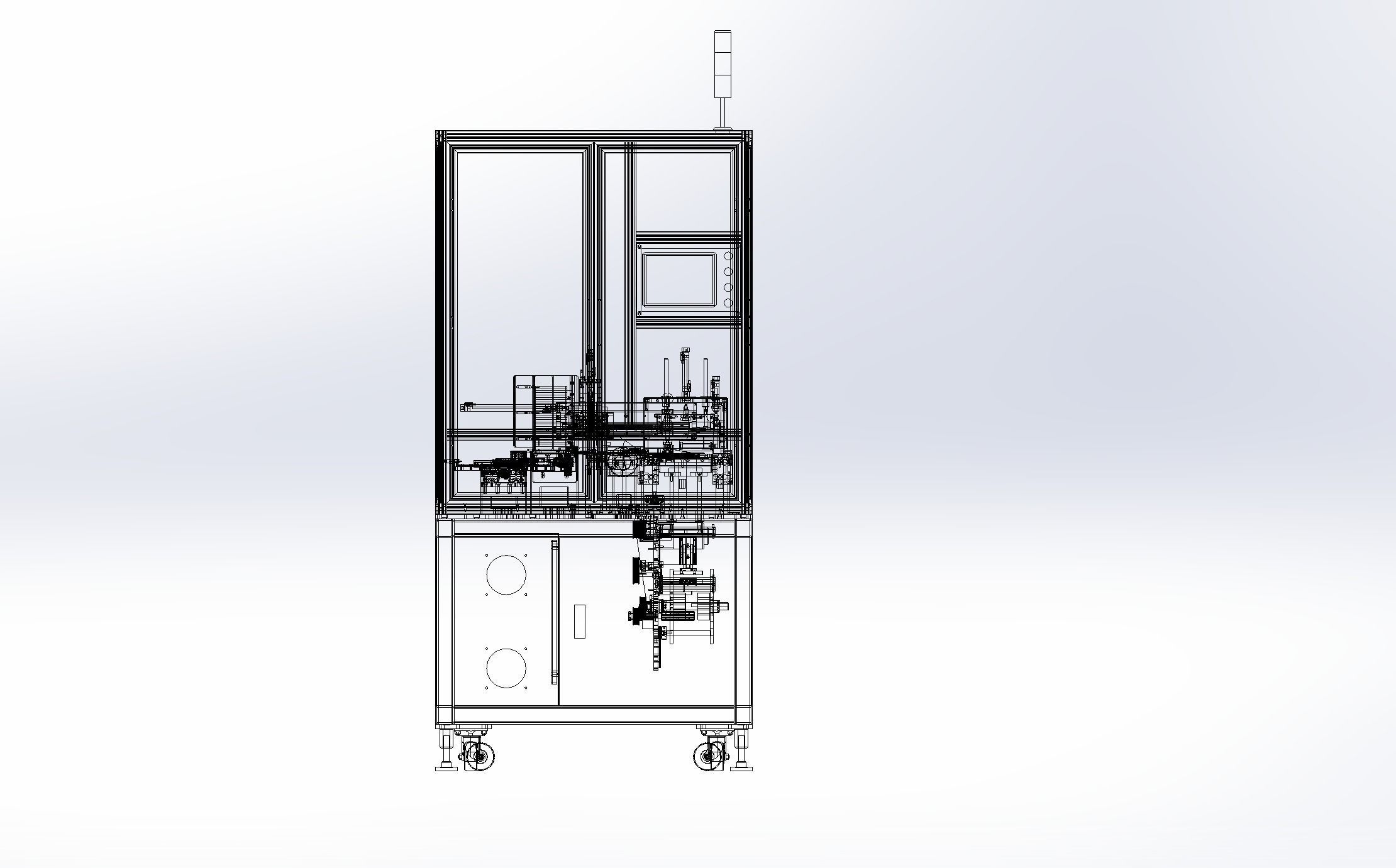 Lithium battery packing machine 3D model_8